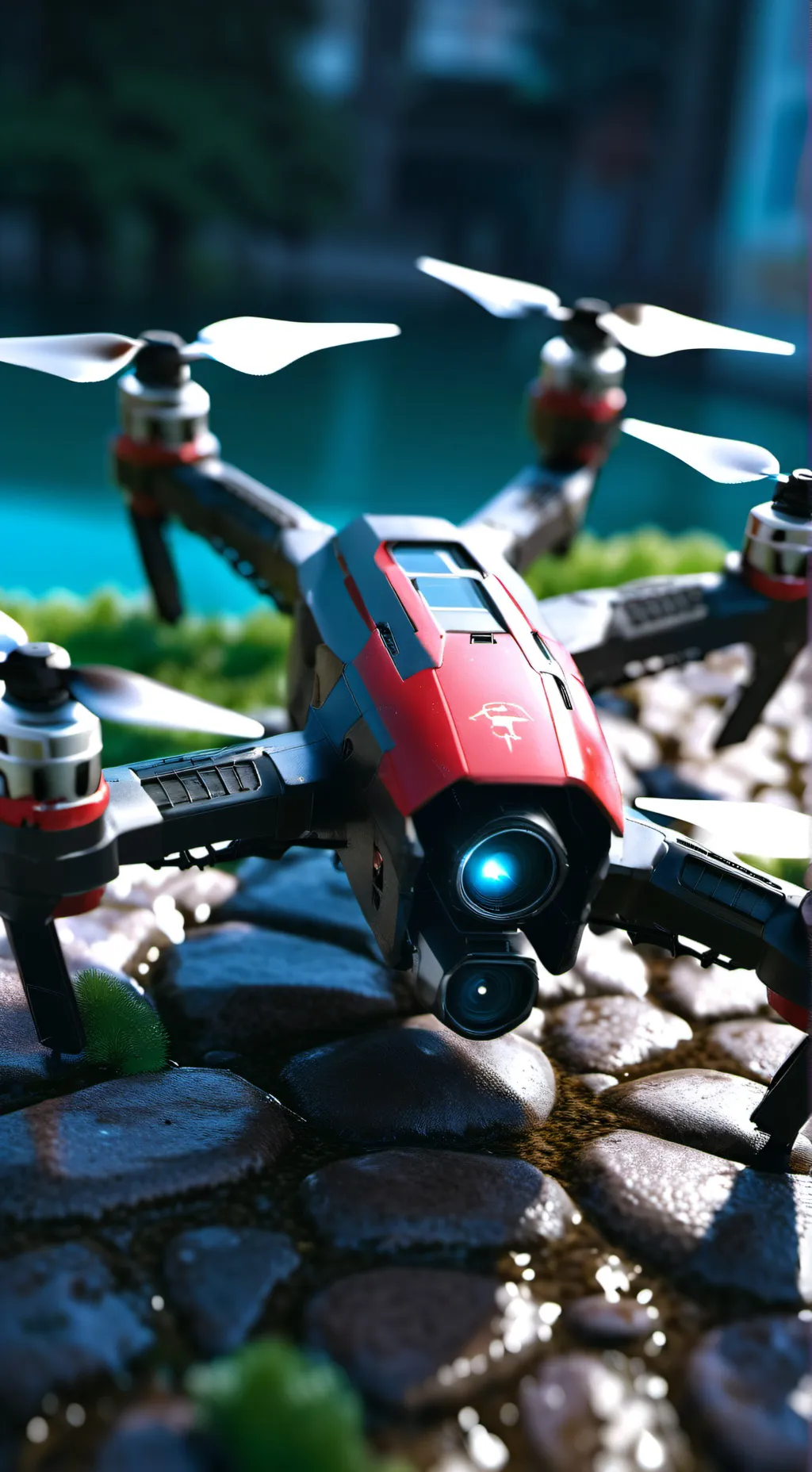 ai character: murder drones background