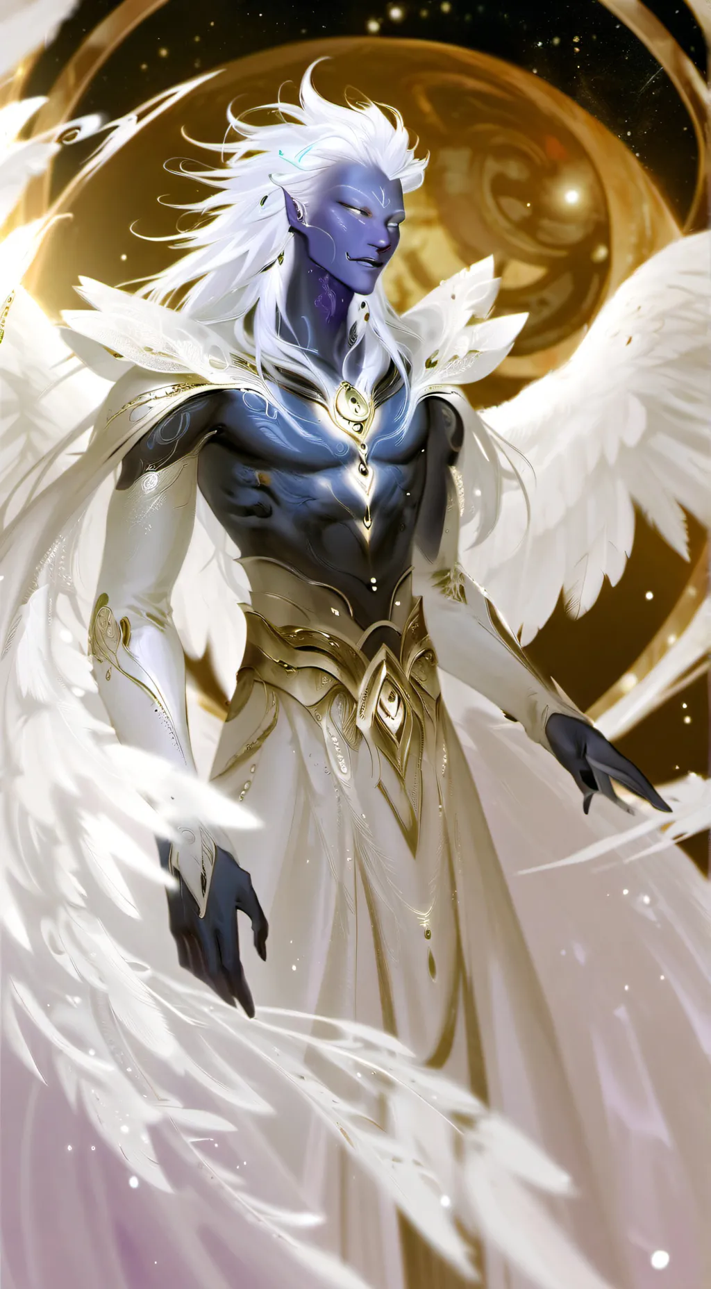 ai character: ZephyrielAurellios background