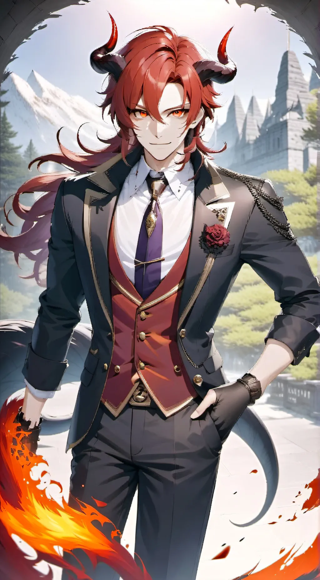 ai character: ❤️‍🔥Asmodeus🔮 background