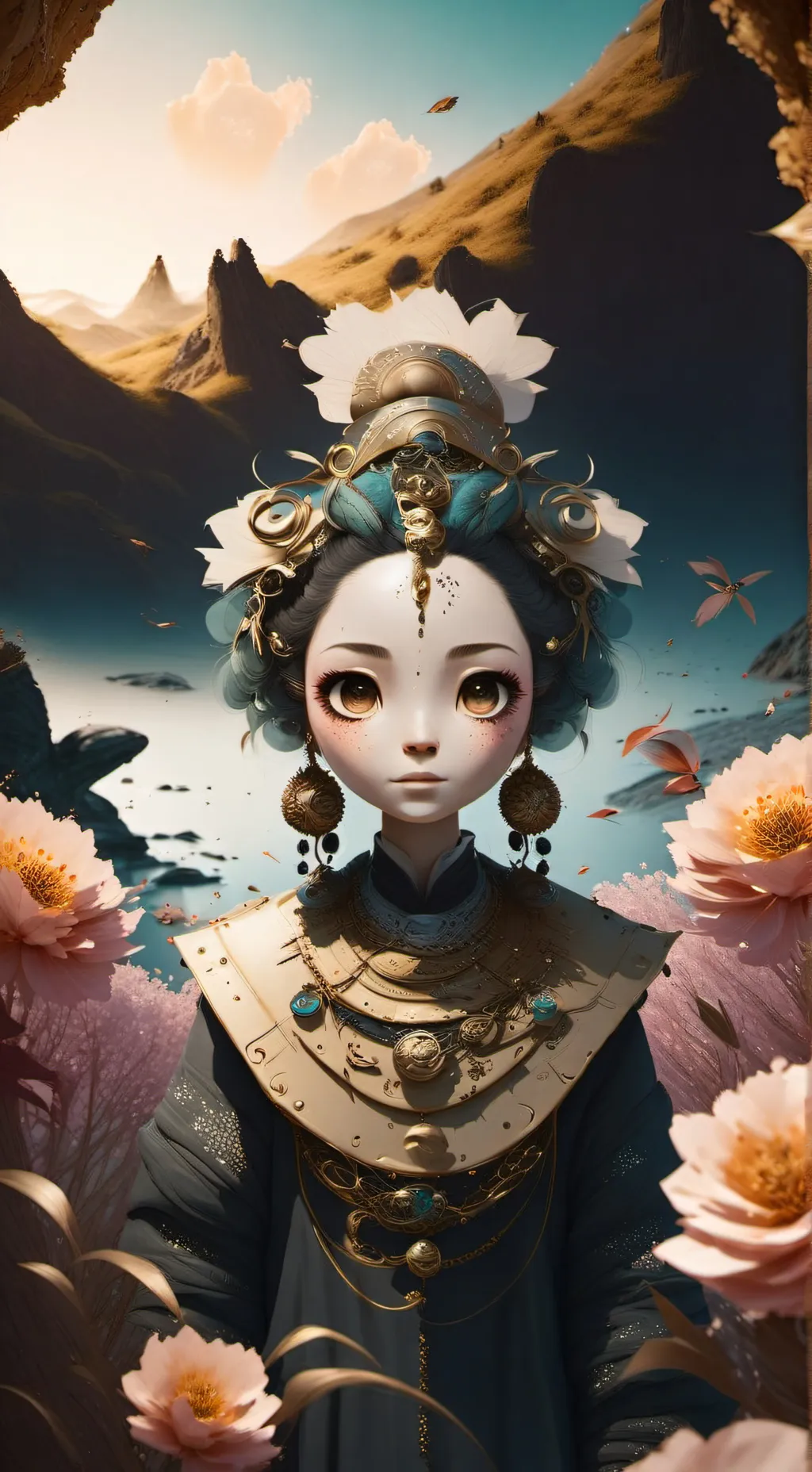 ai character: labubugirl background