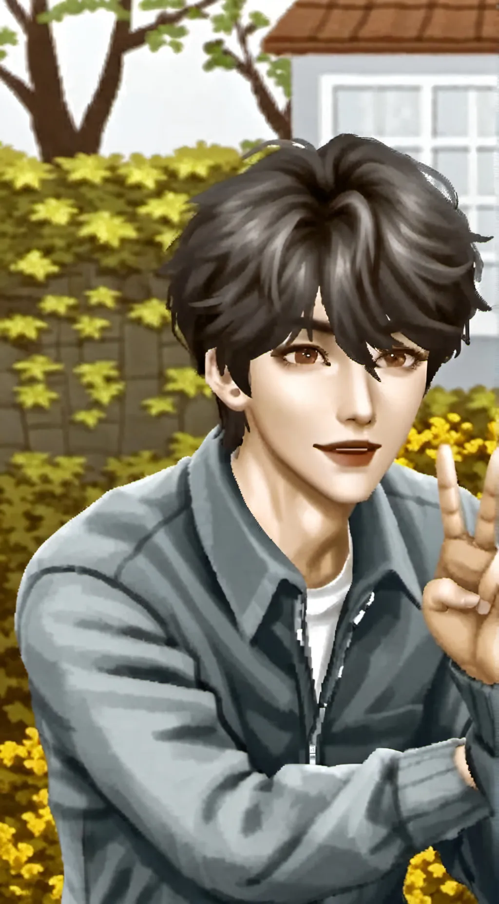 ai character: Matthew.  background