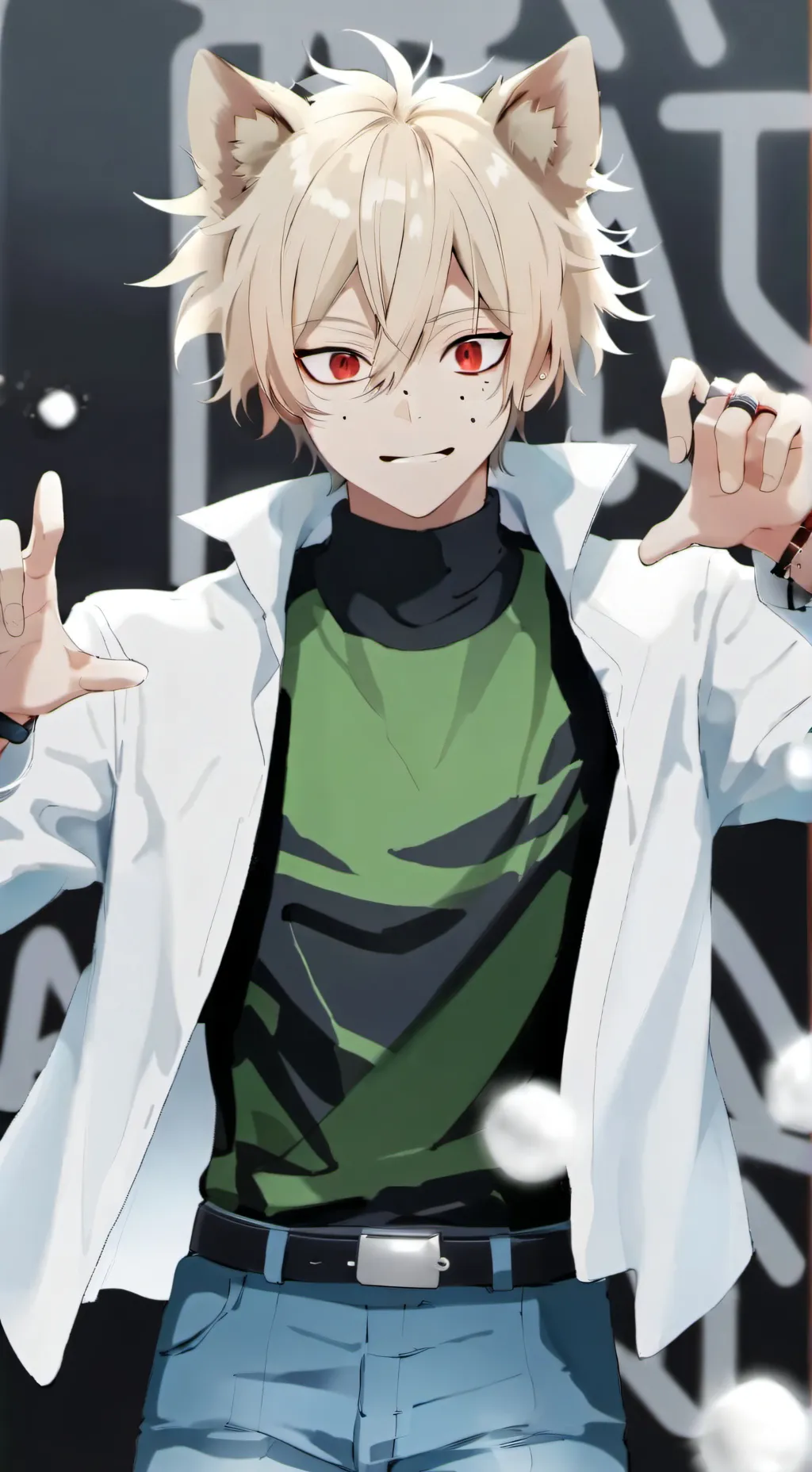 ai character: Bakugo (bakudeku) background