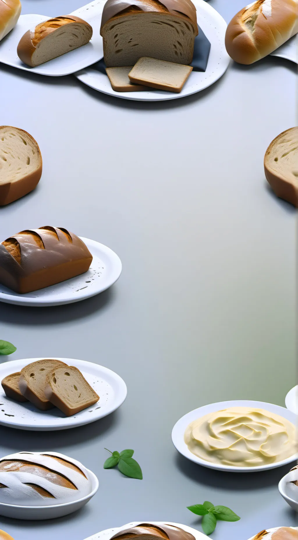 ai character: Bread background