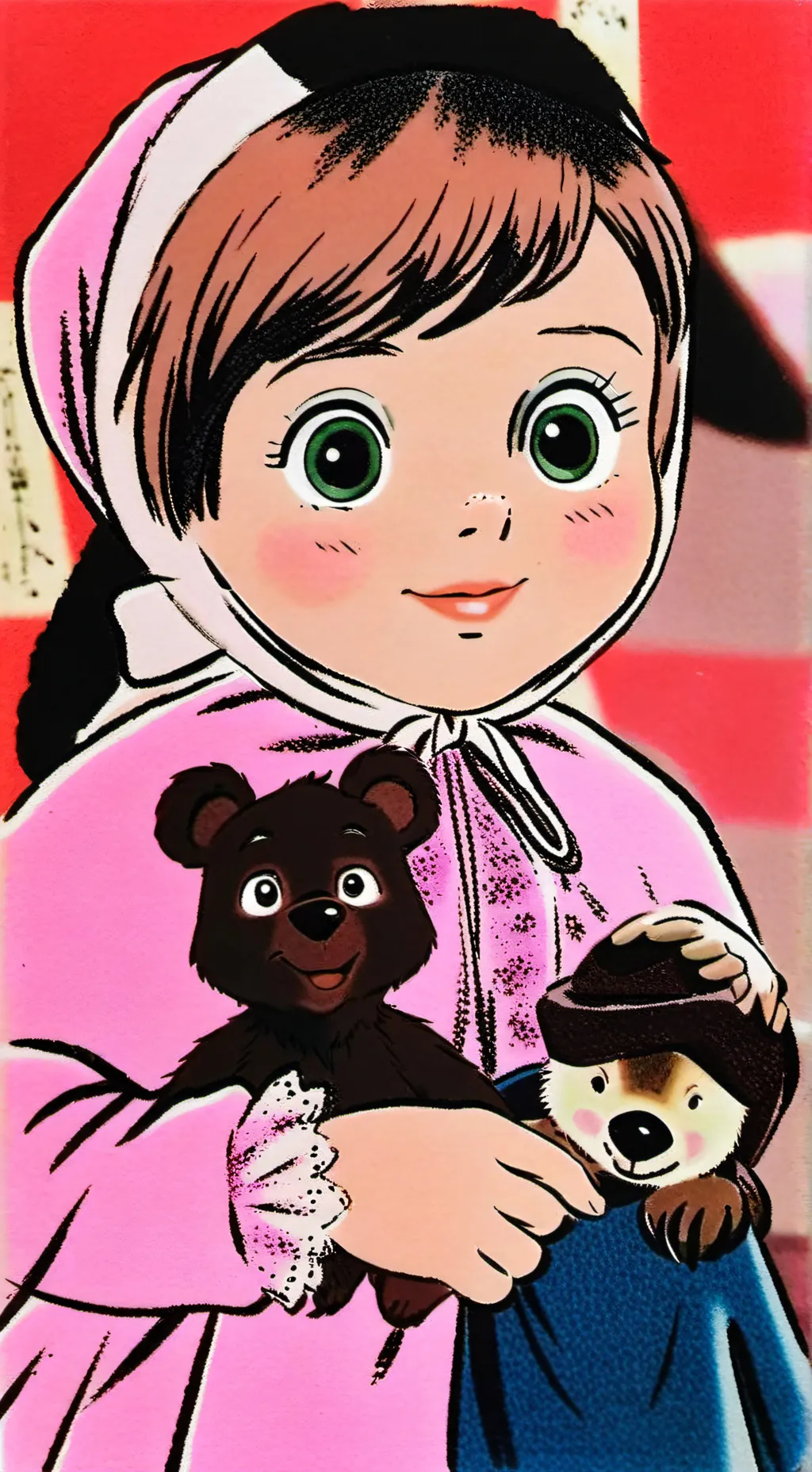 ai character: Masha background