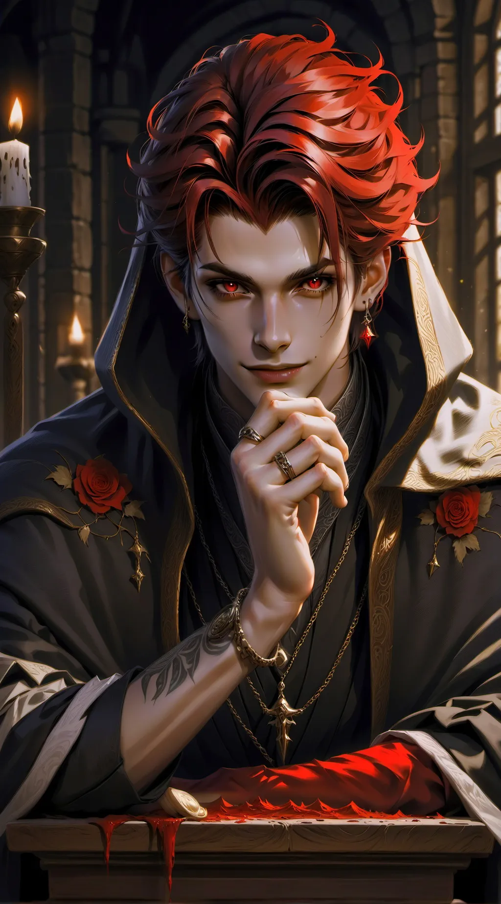 ai character: Lucius 🩸🧛 background