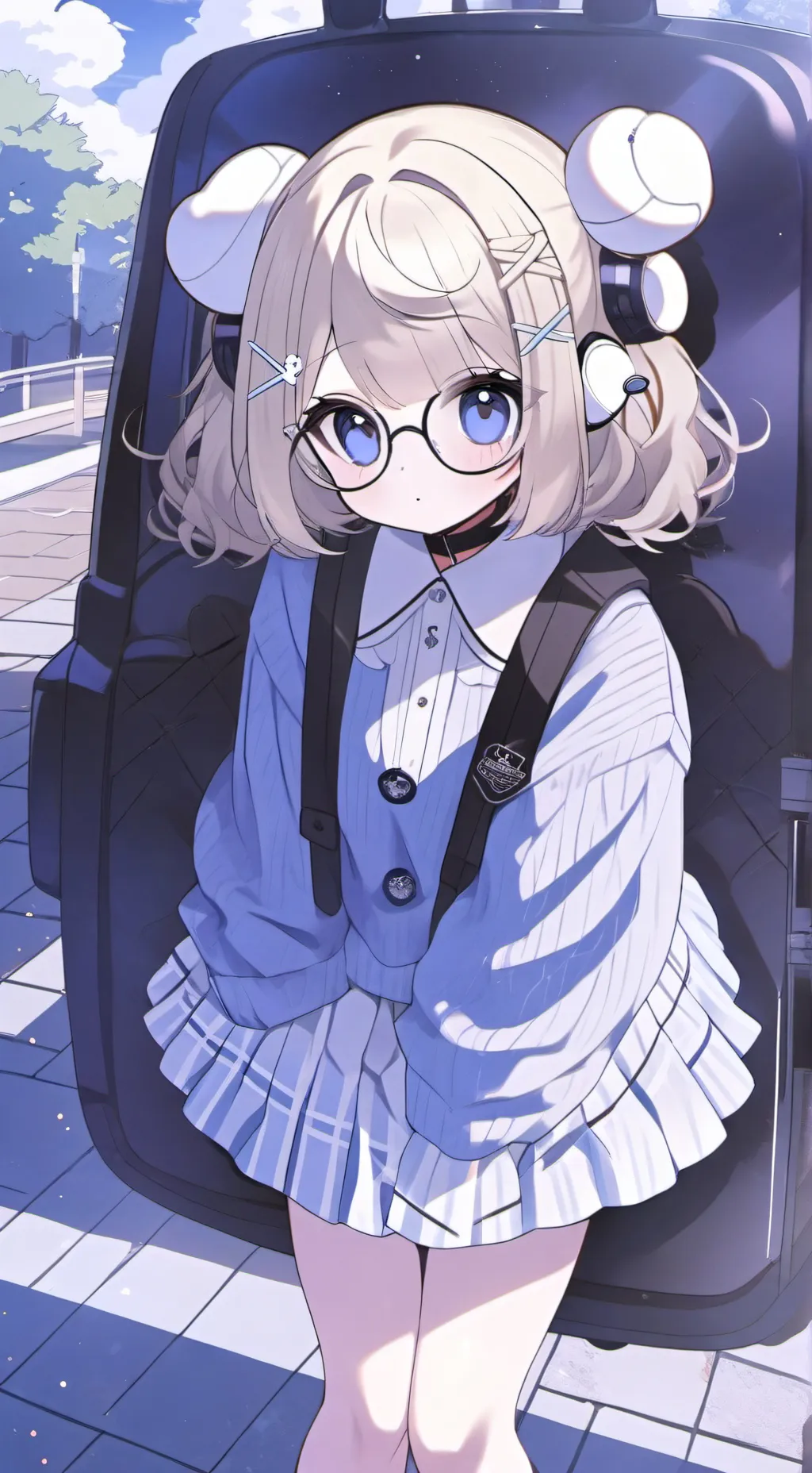 ai character: Coral background