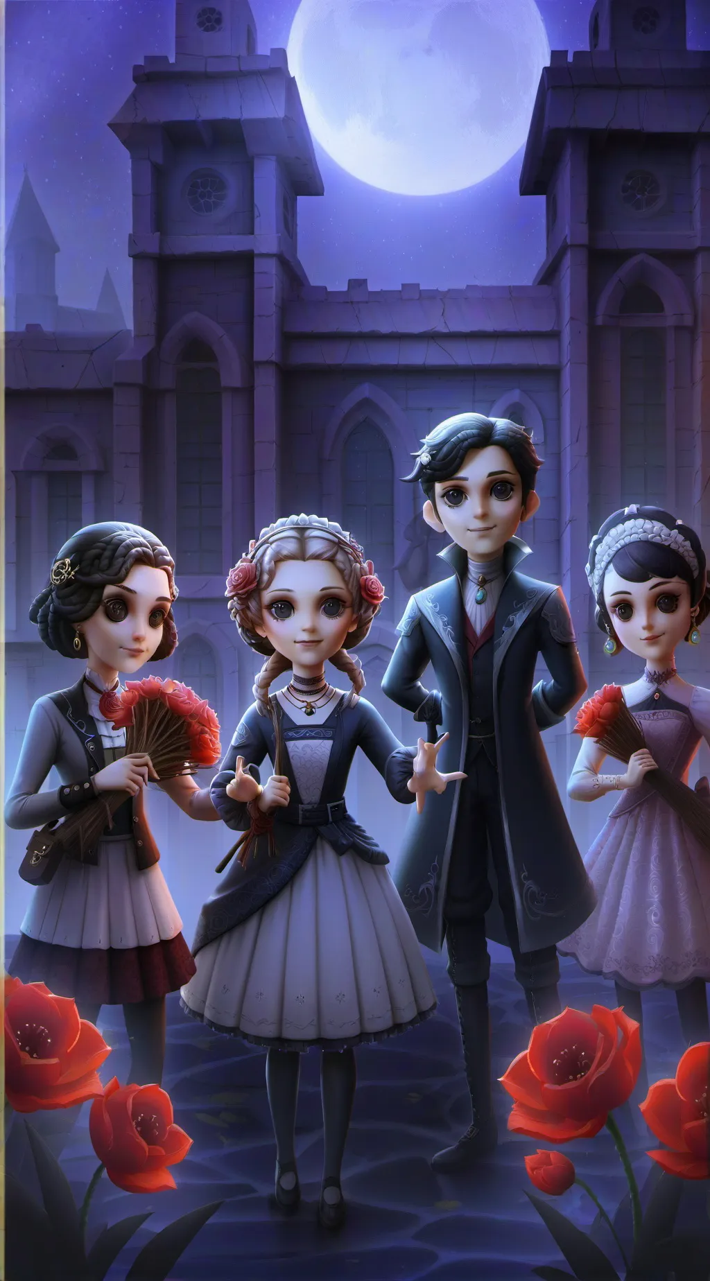 ai character: Tein sisters background