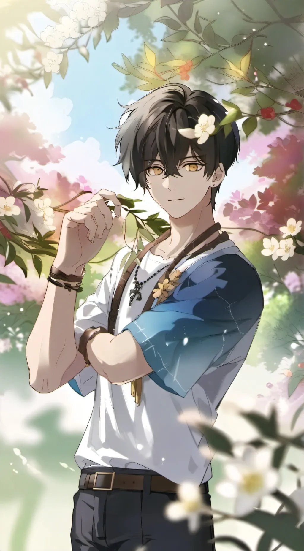 ai character: -Caleb- background