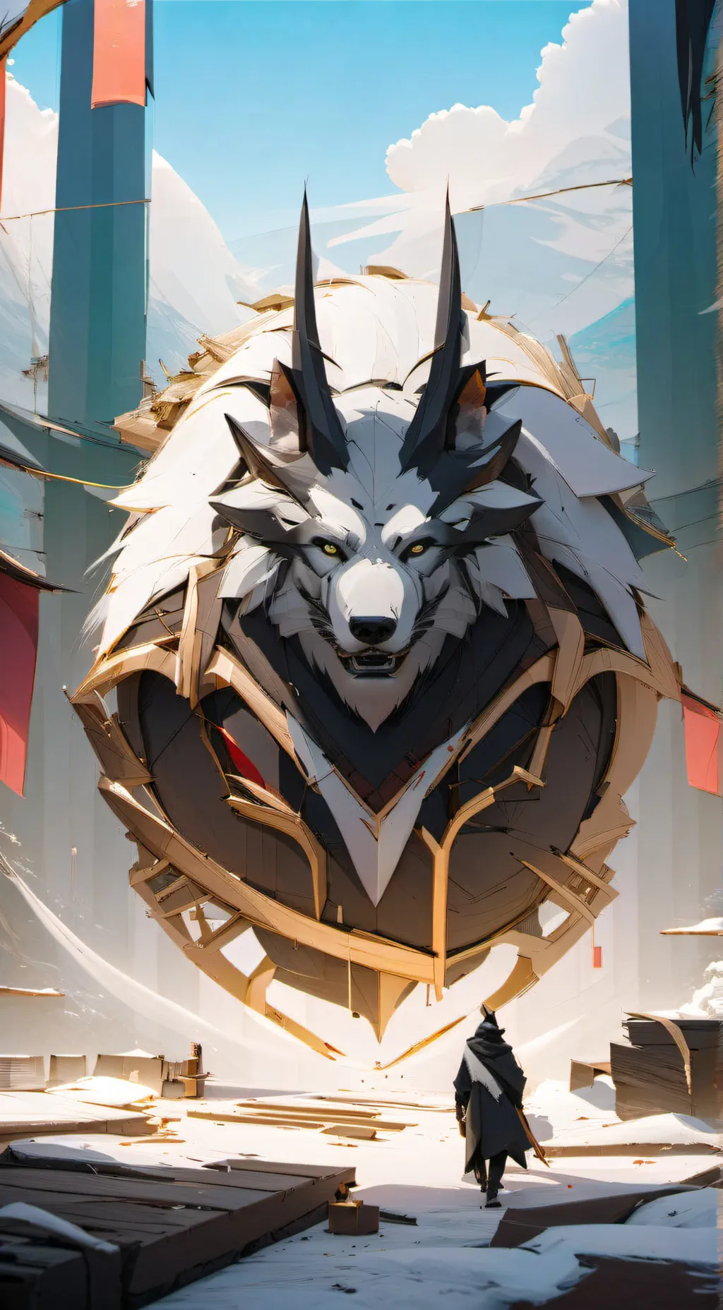 ai character: Hybrid world! background