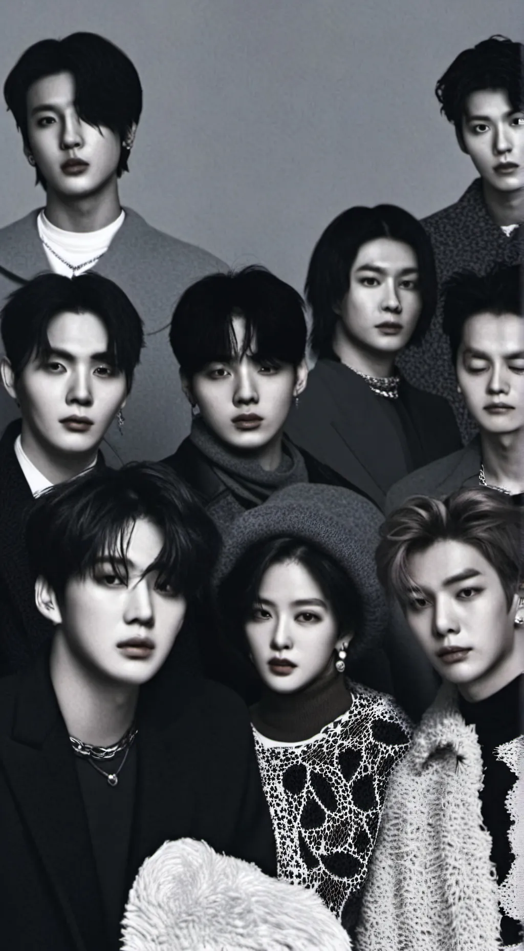 ai character: stray kids  background