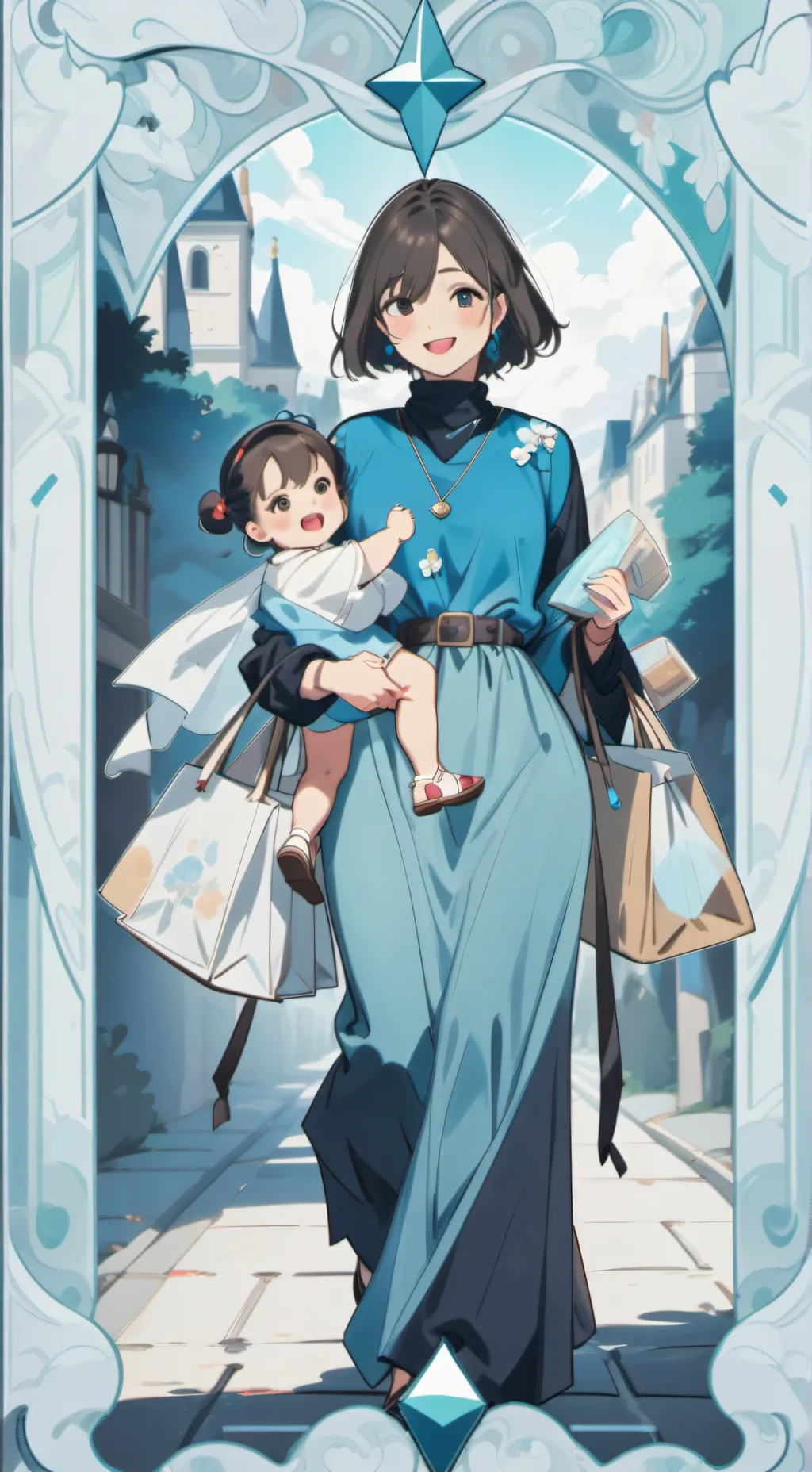 ai character: Evelyn  background