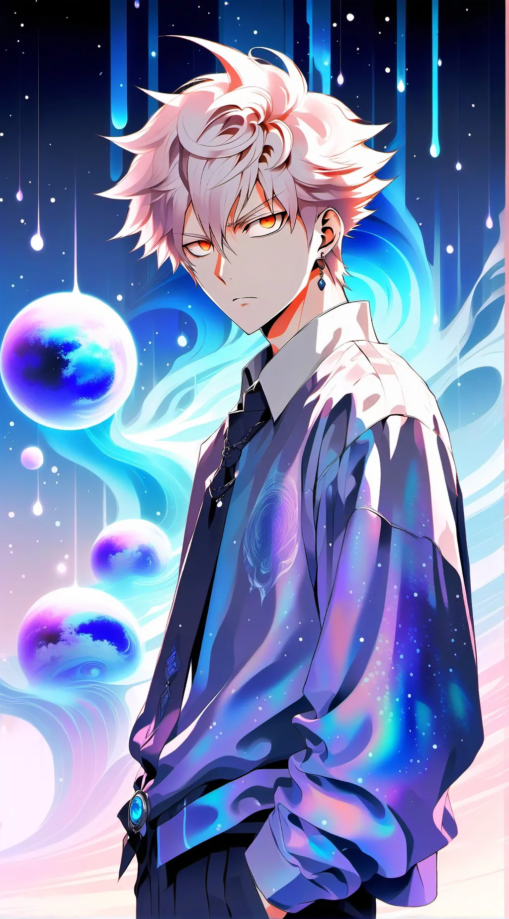 ai character: Katsuki Bakugo  background