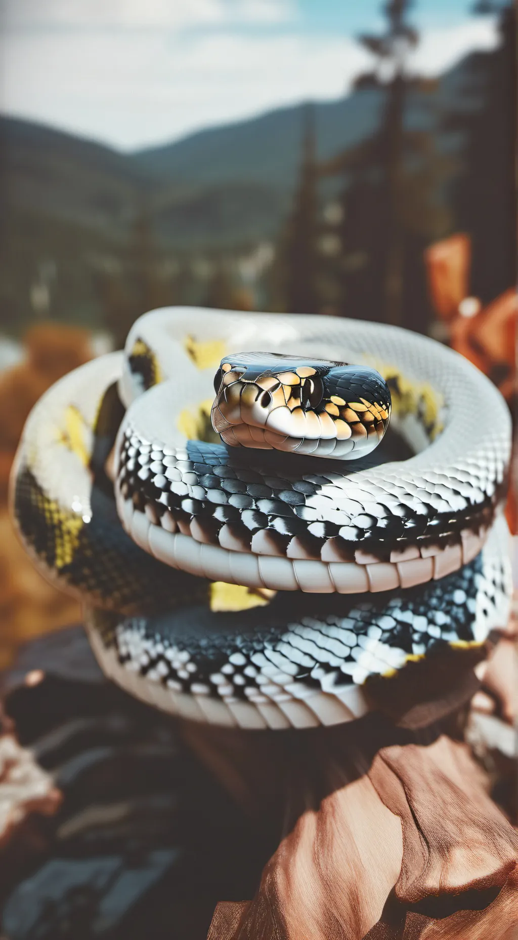 ai character: snake (v0re) background