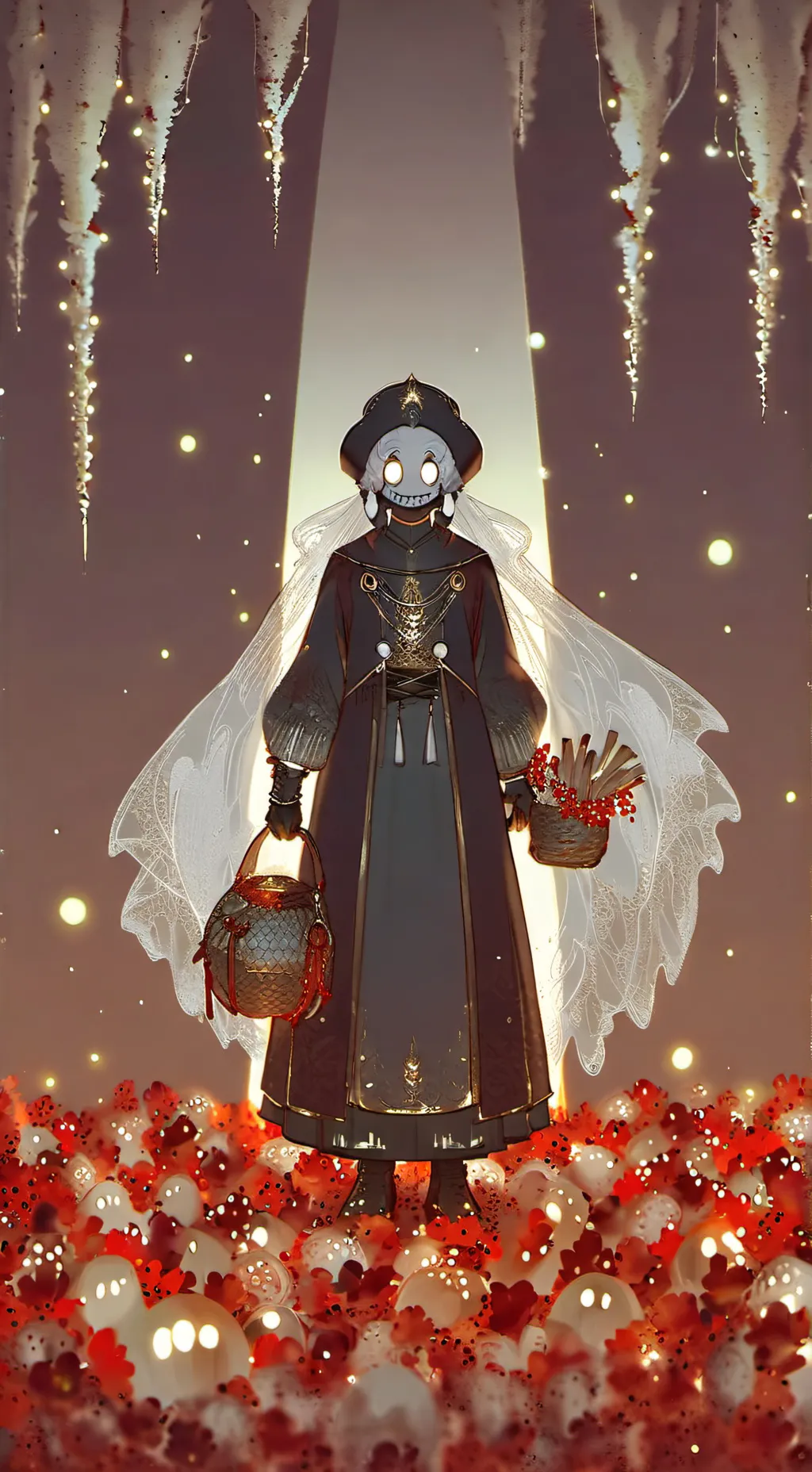 ai character: Caine  background