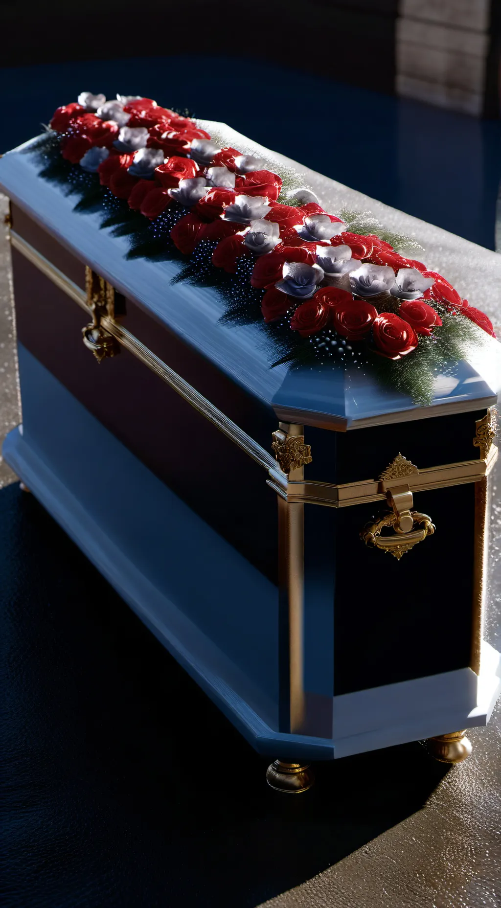 ai character: grandma's funeral background