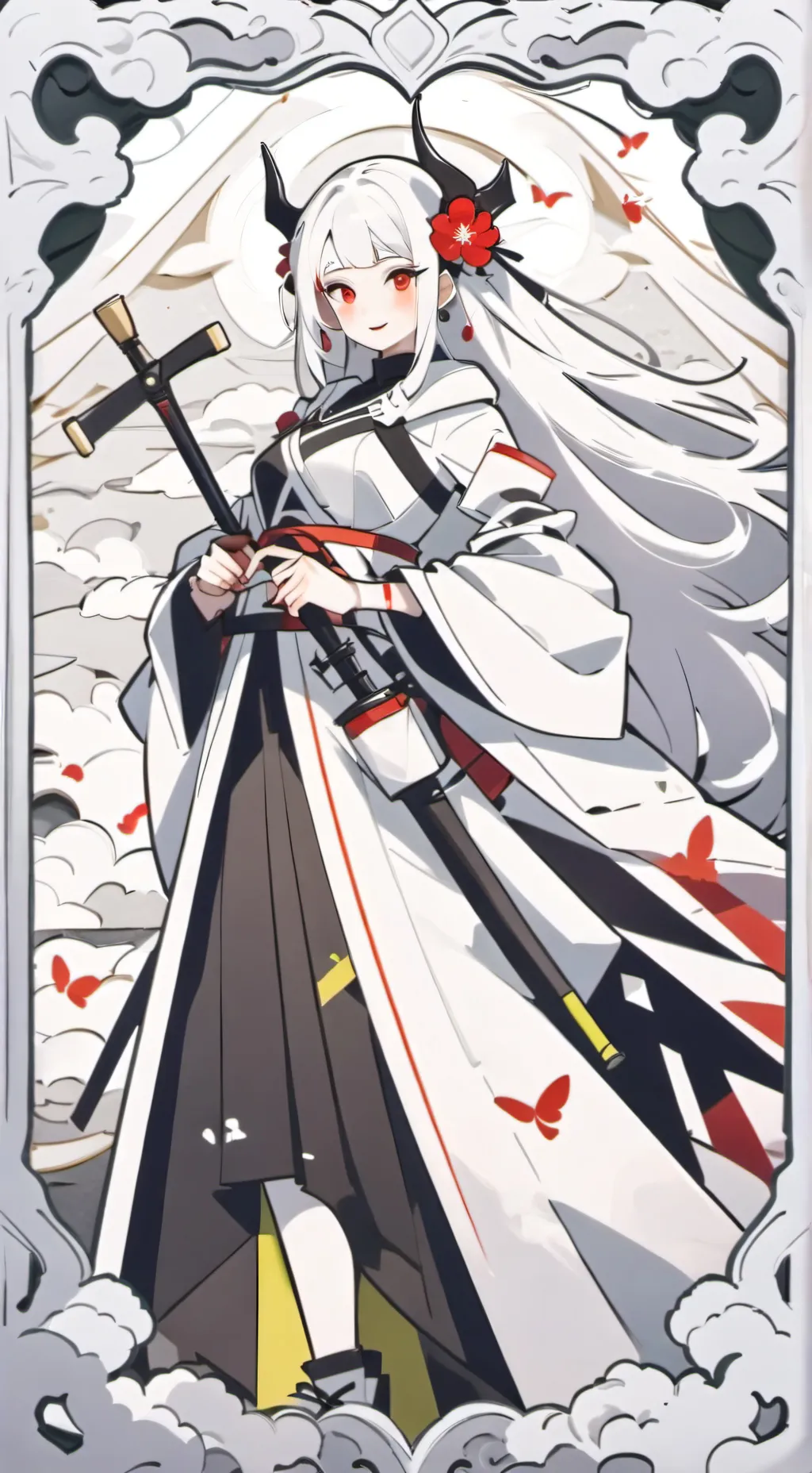 ai character: hey flora? background