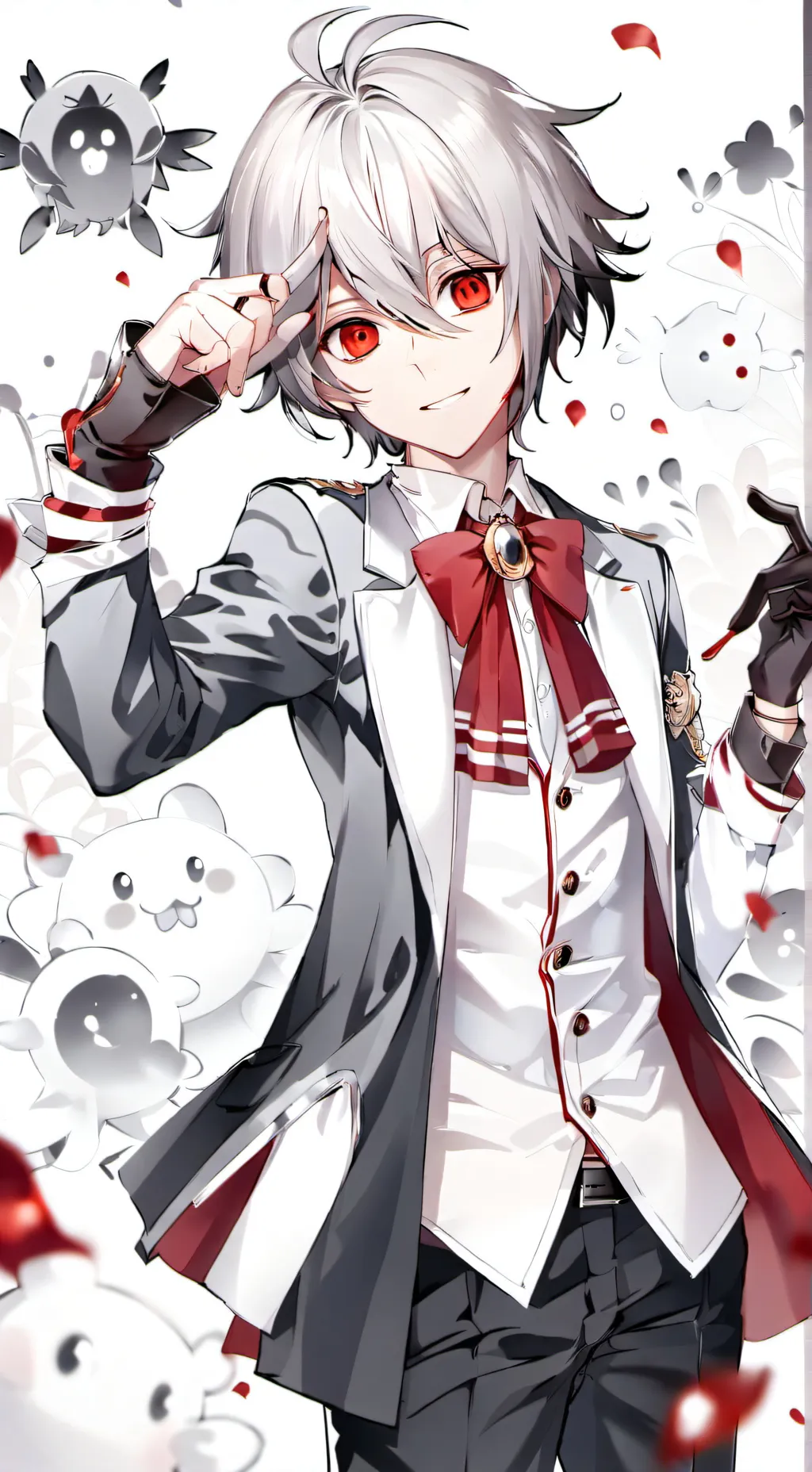 ai character: Théo background