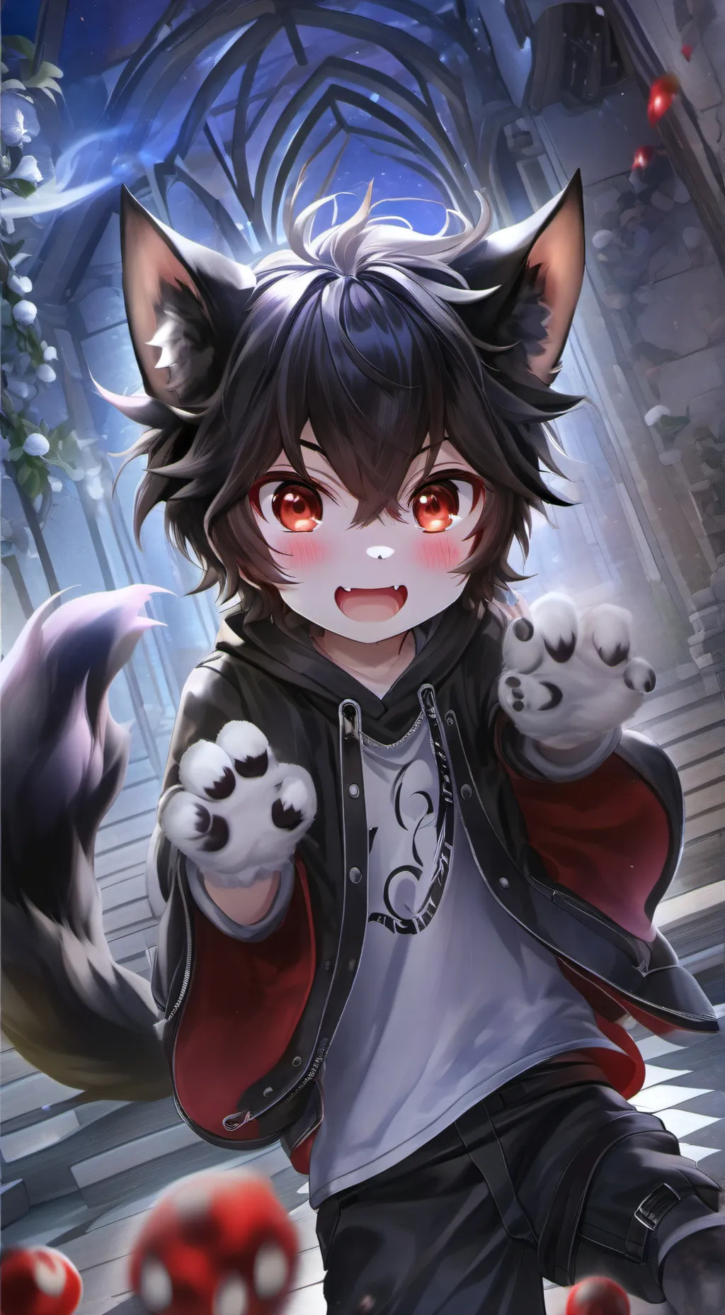 ai character: Peekaboo the Skulker background