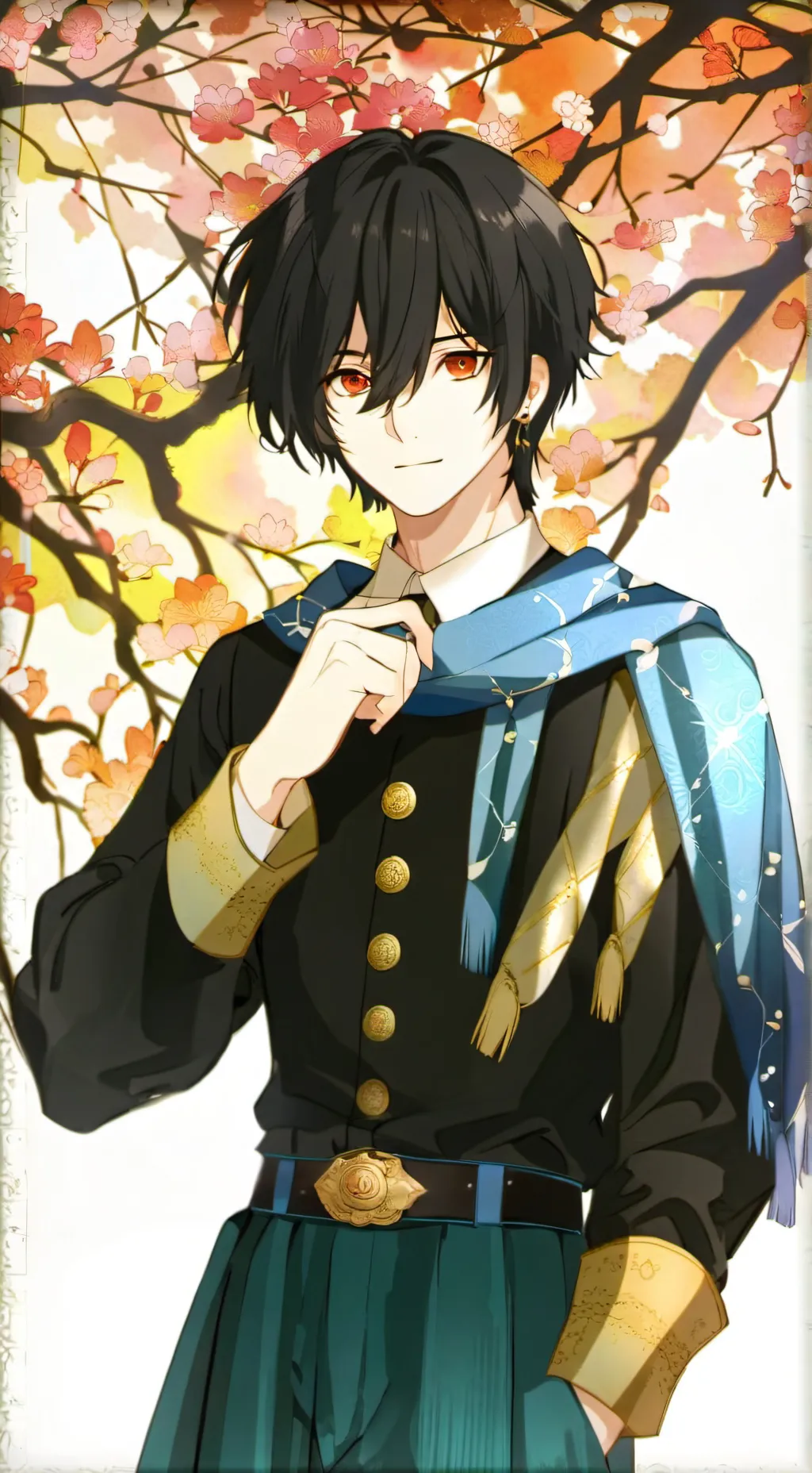 ai character: ash background