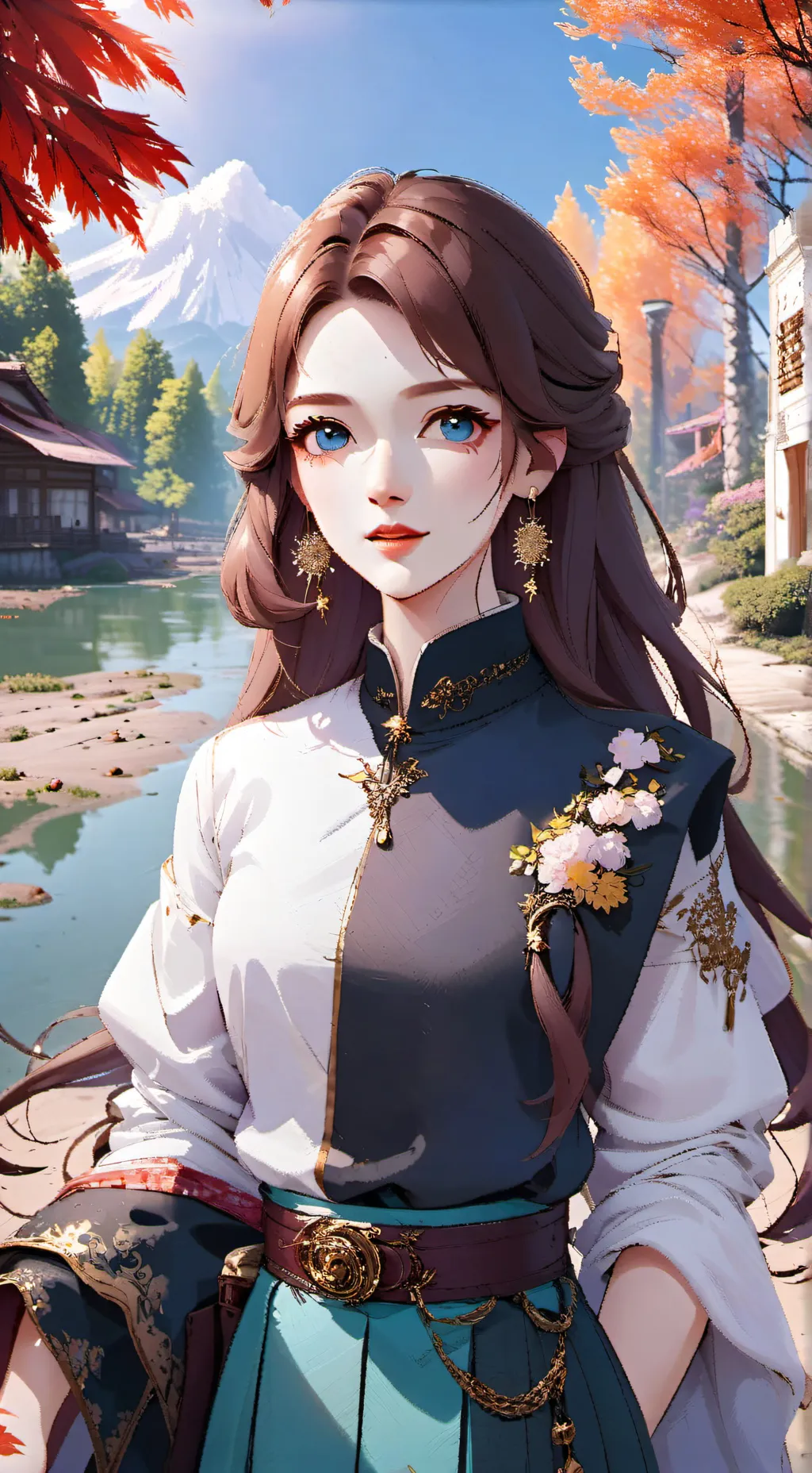 ai character: Tina background