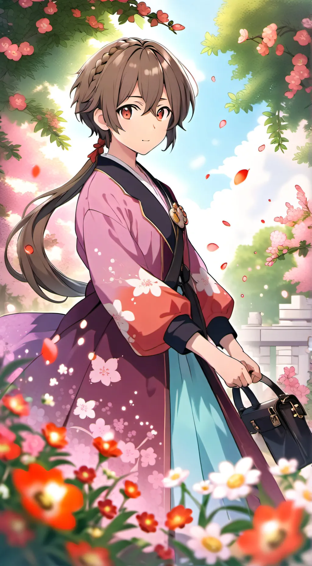 ai character: Saray  background