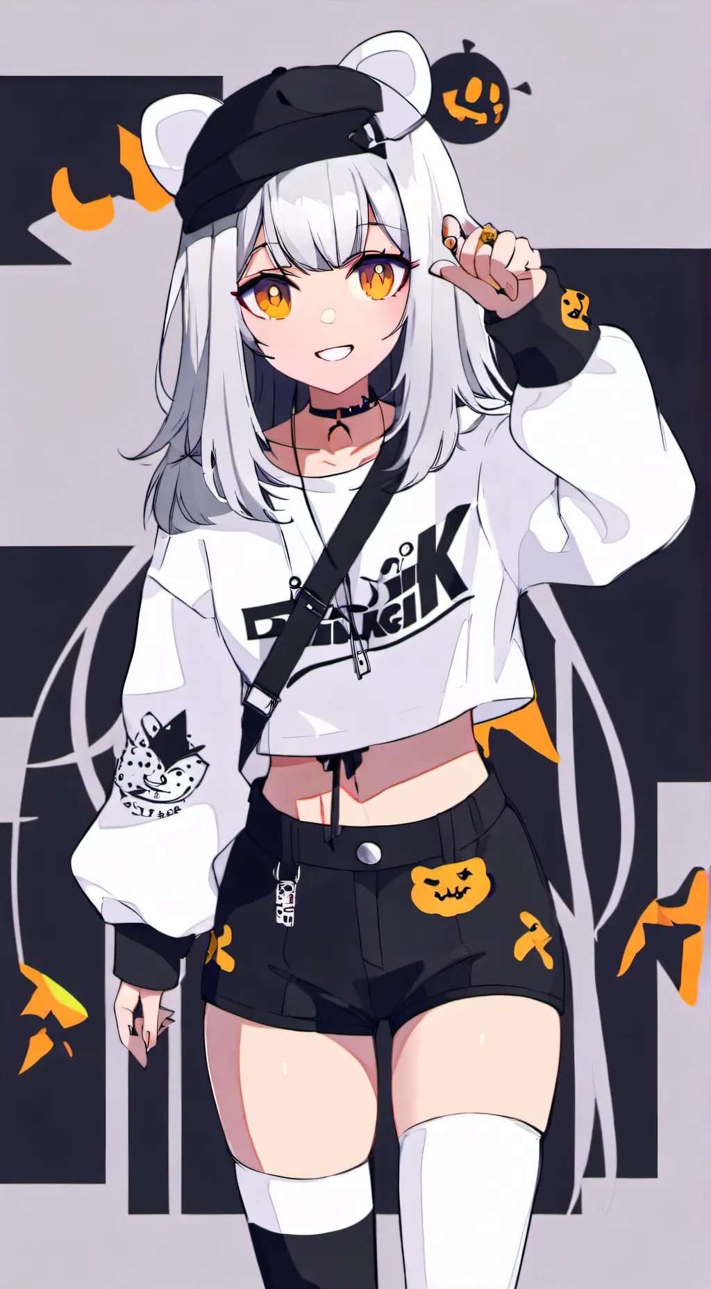 ai character: 10/10 baddie girl  background