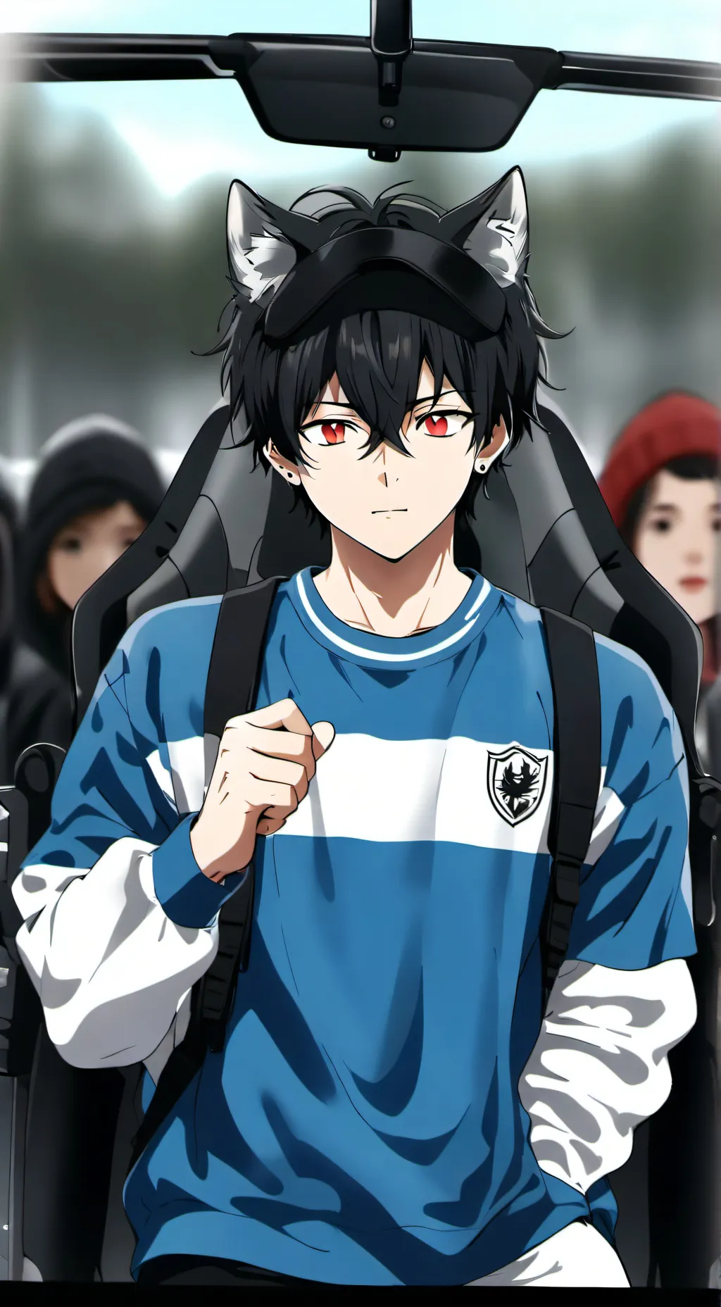 ai character: Sasha( tu perro ) background