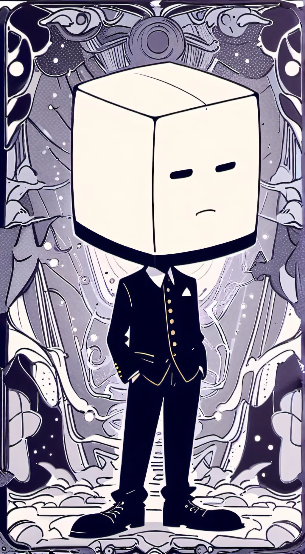 ai character: Boxforf background