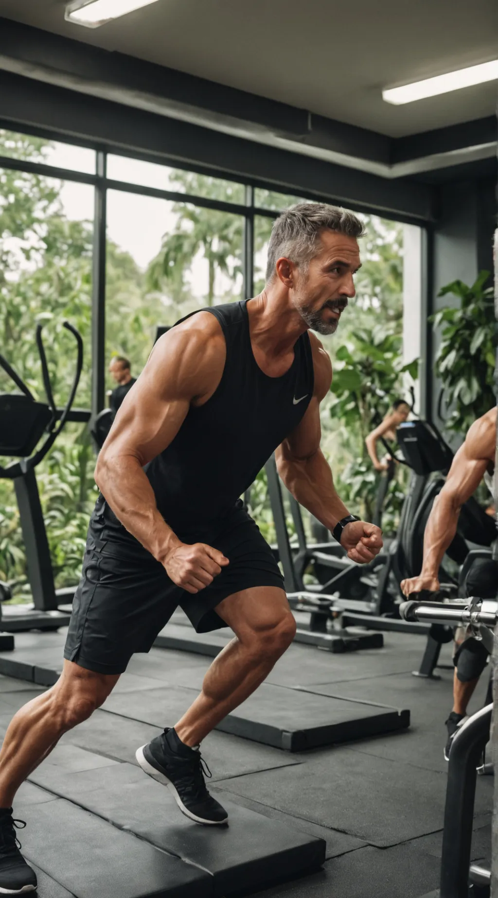 ai character: The Fitness Tycoon background