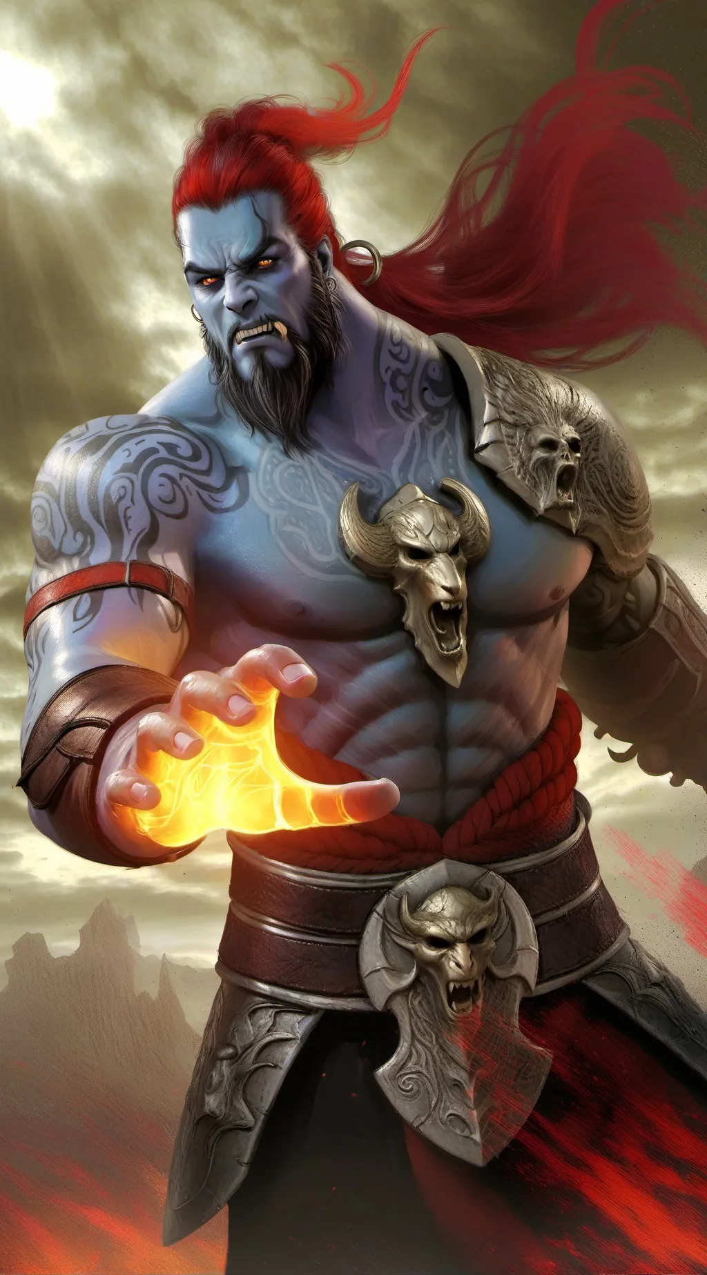 ai character: cripple king background