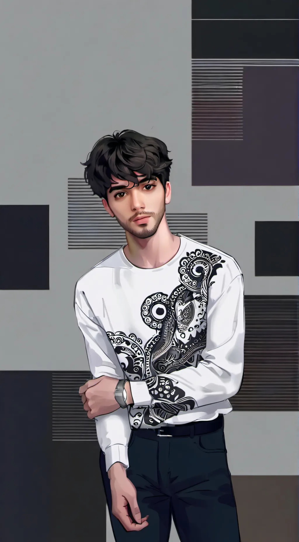 ai character: Arturo 👍🏼 background