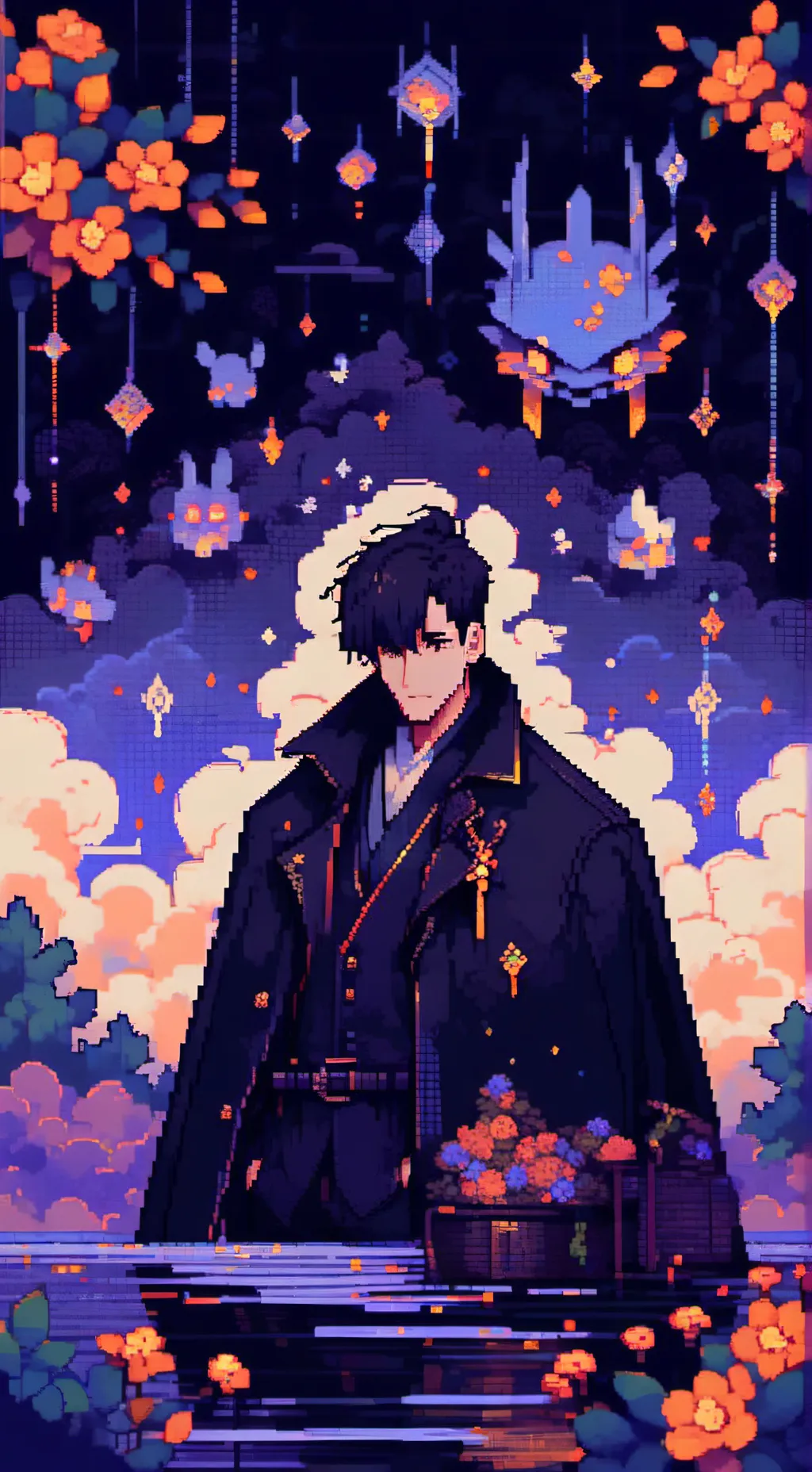 ai character: bye bye  background