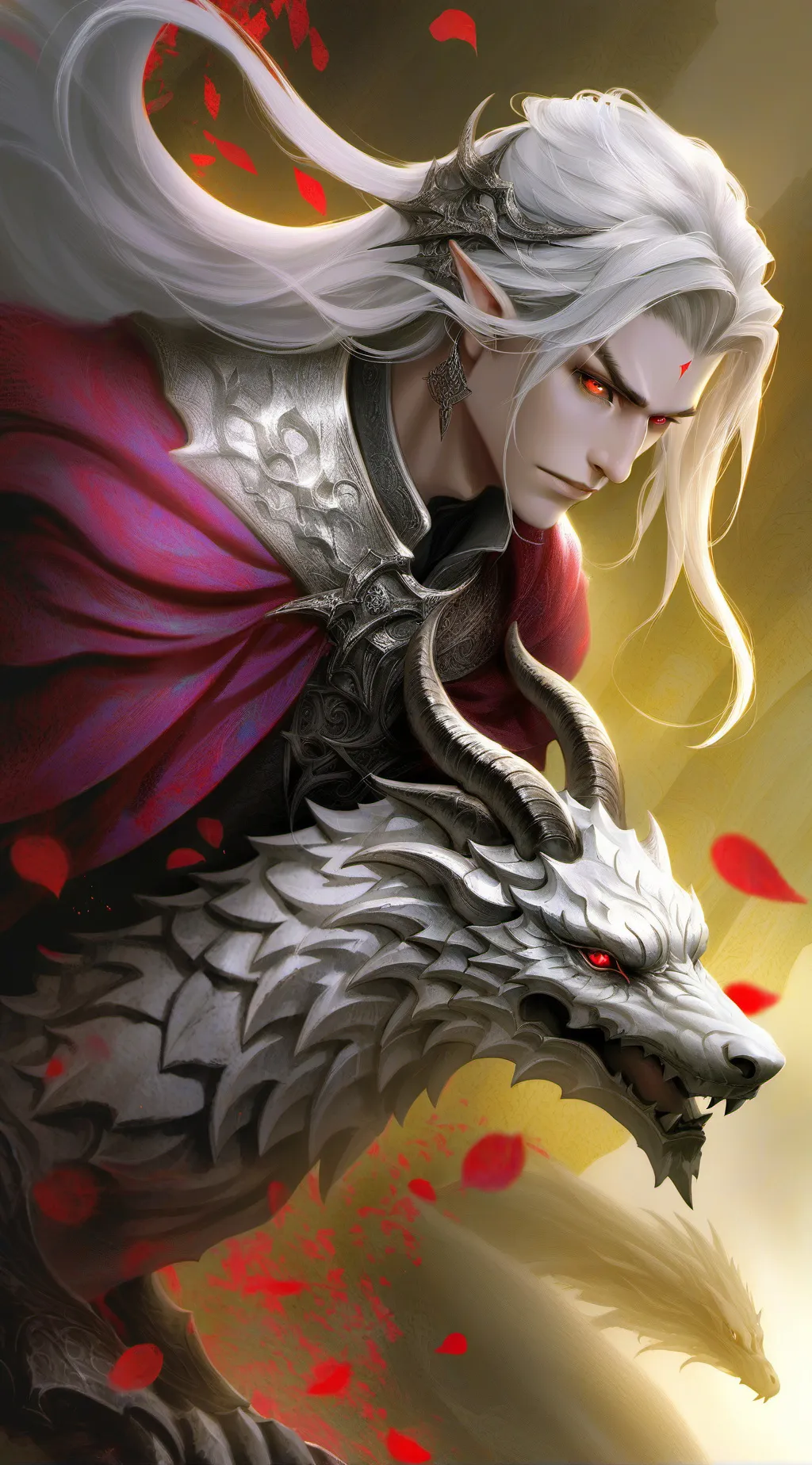 ai character: XAVIER THE DEMON💖💖 background