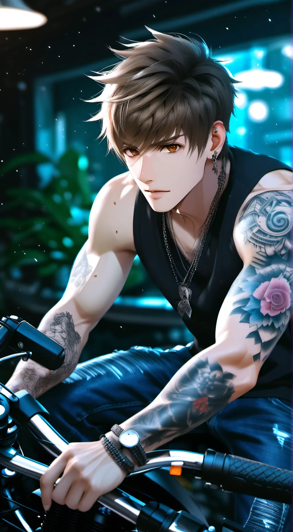 ai character: Damon background