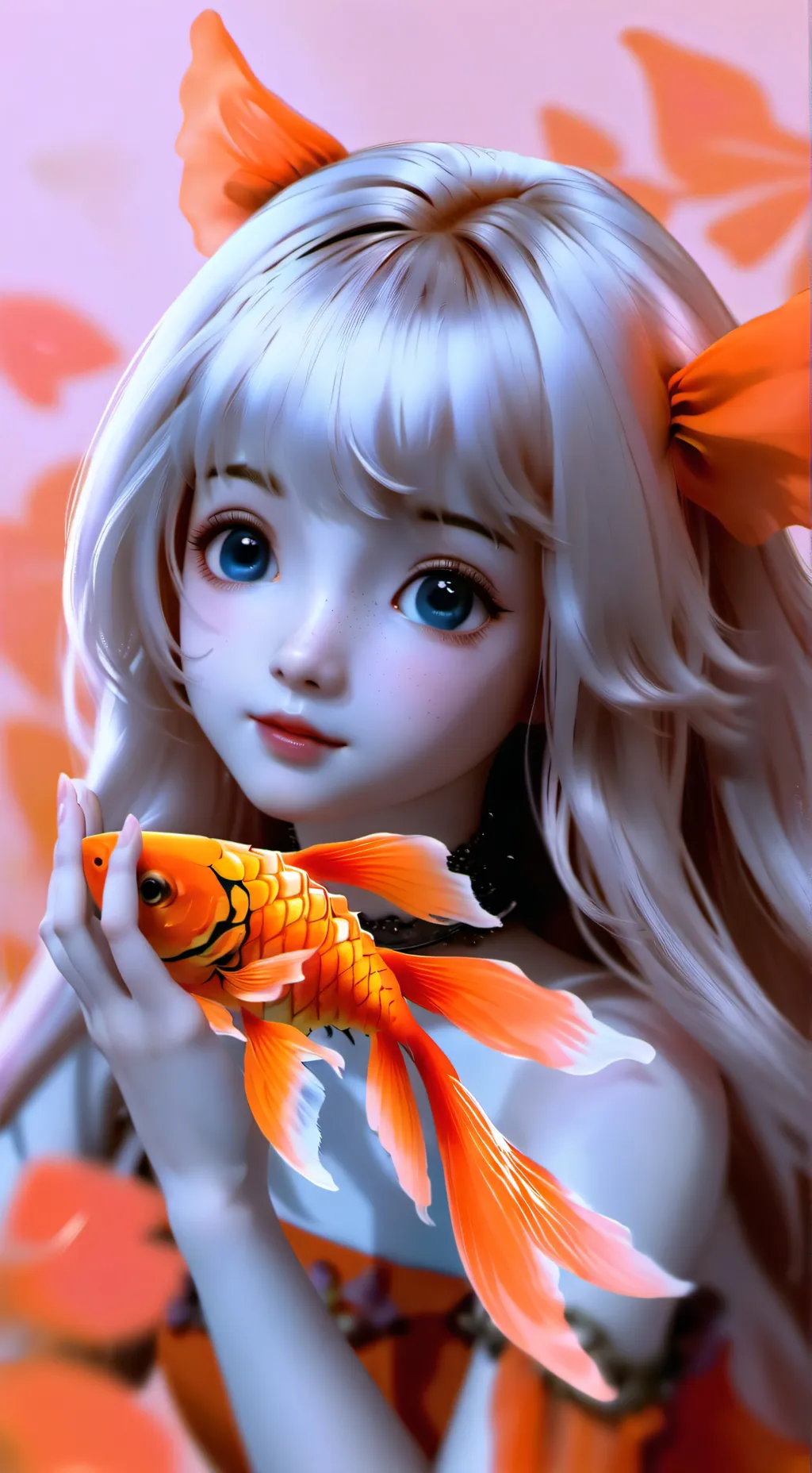 ai character: Sandy the Orange G background