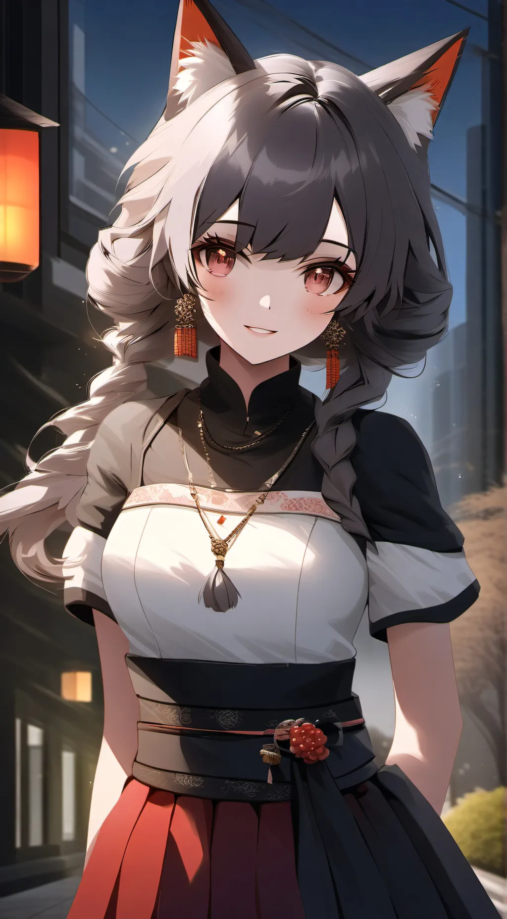 ai character: Neko background