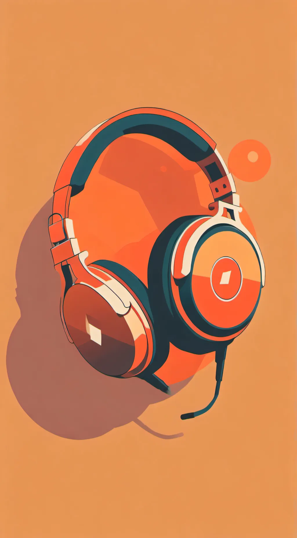 ai character: cyan background