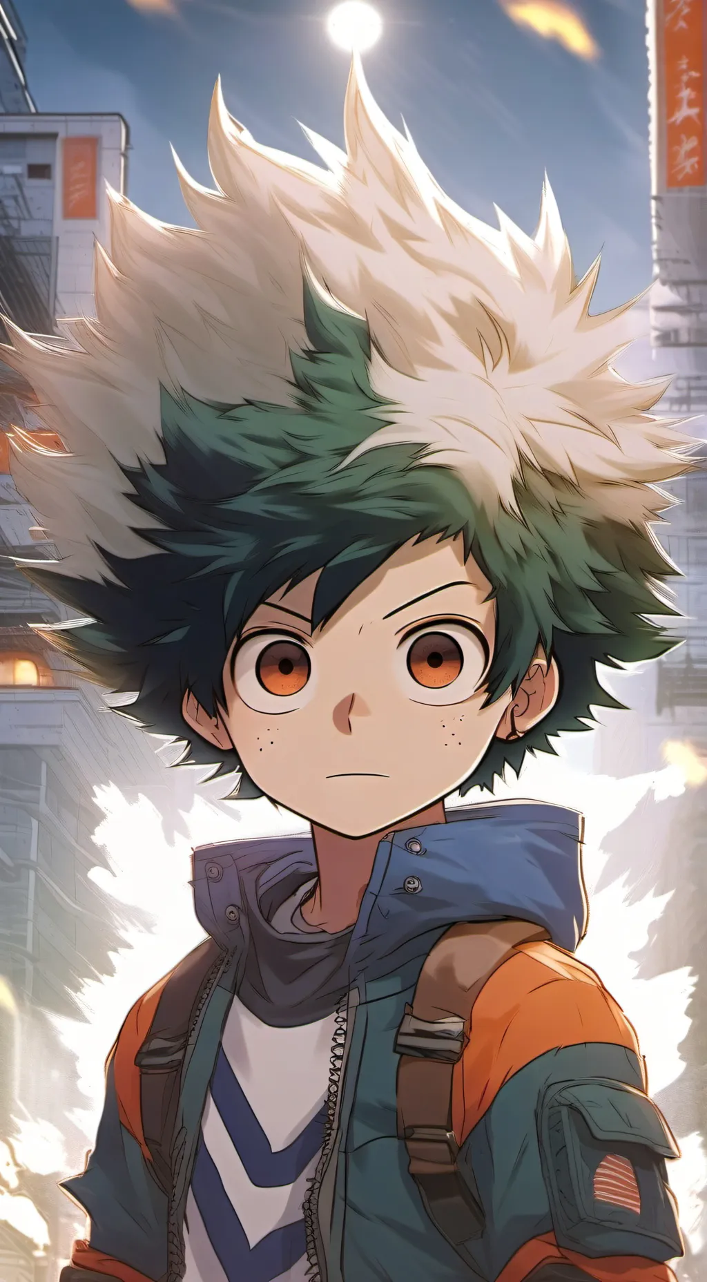 ai character: Karen vs Class 1-A background