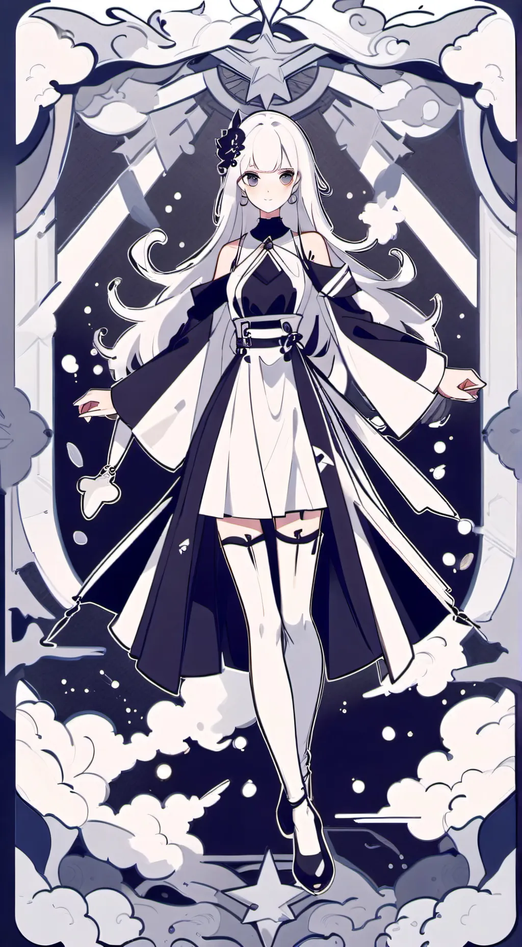 ai character: Cone background