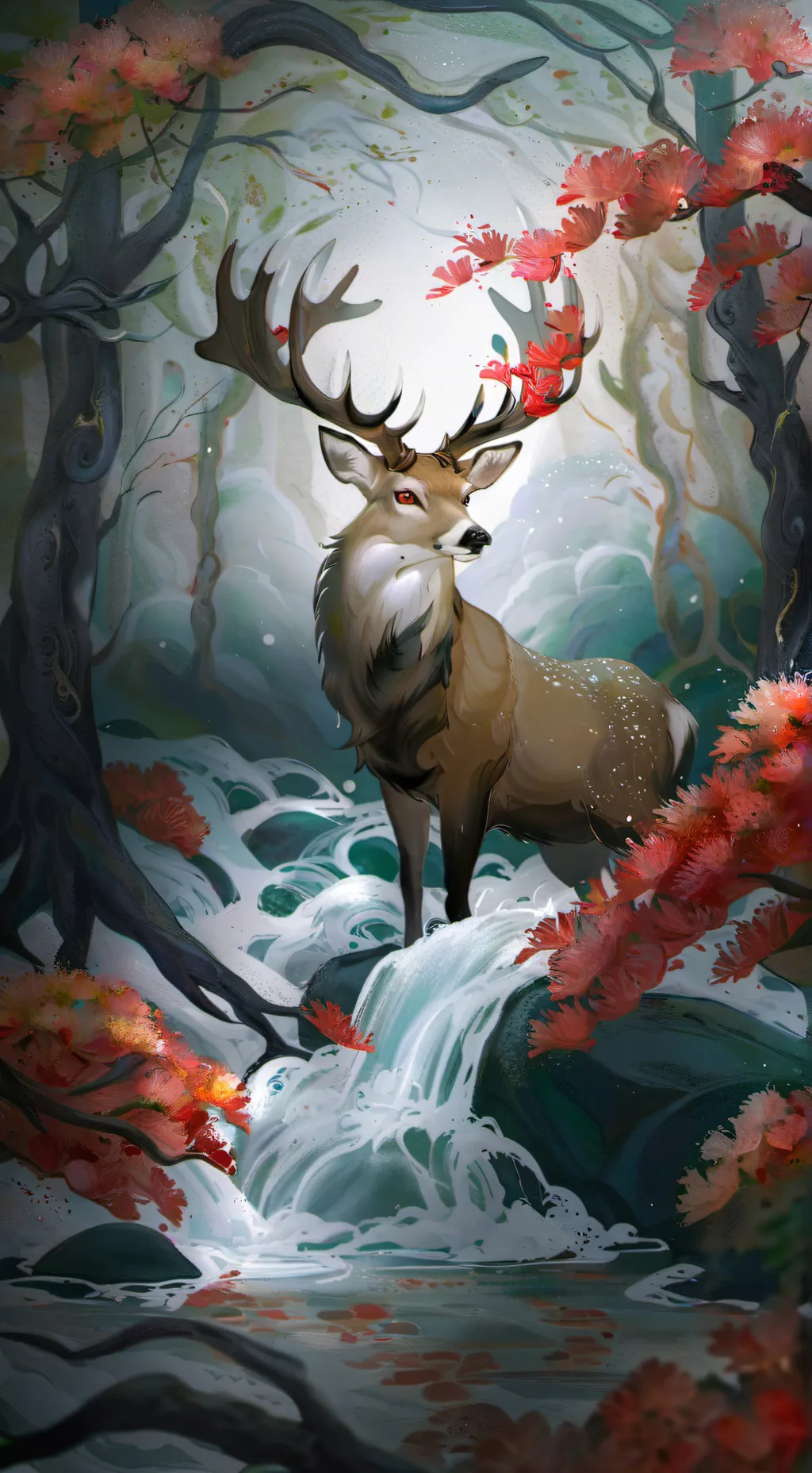 ai character: Fpe99NightsForest background