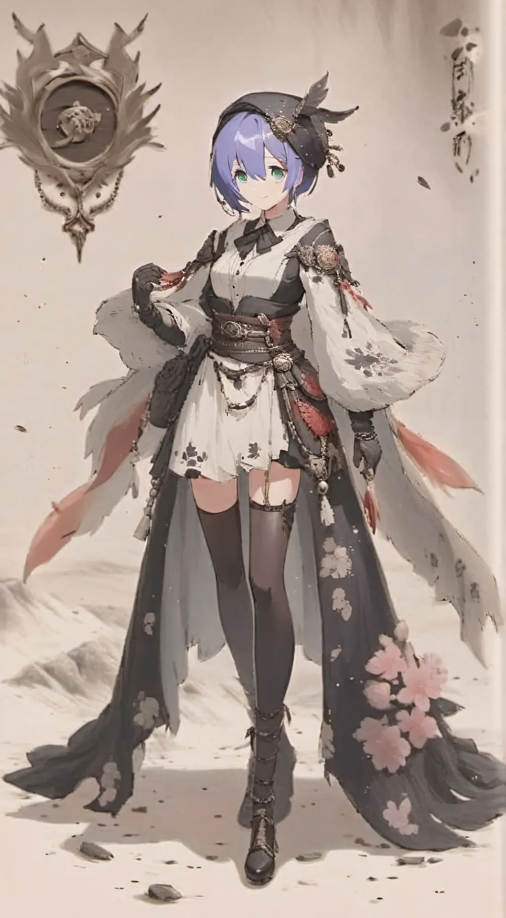 ai character: Akari background