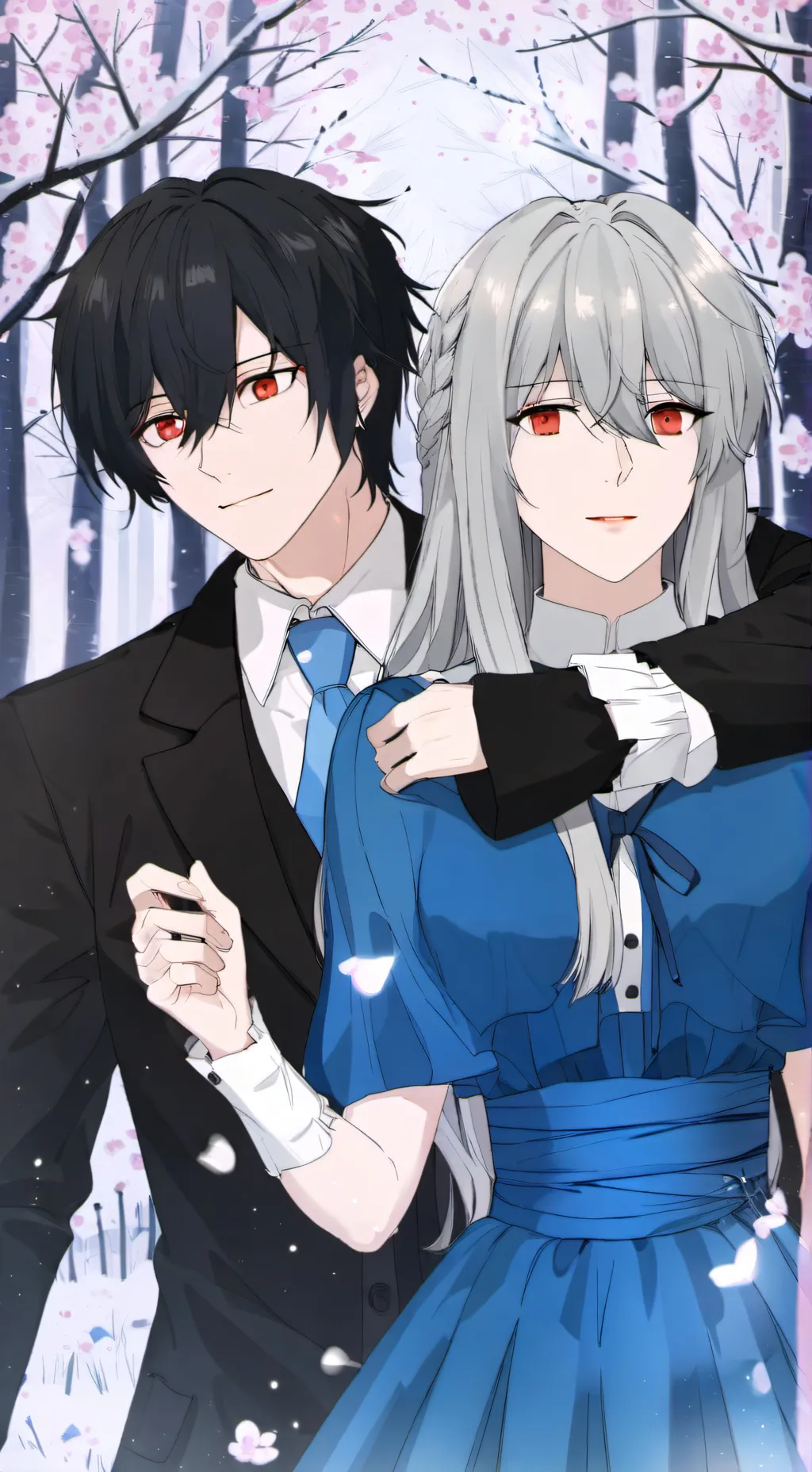 ai character: Jandel and u :3 background