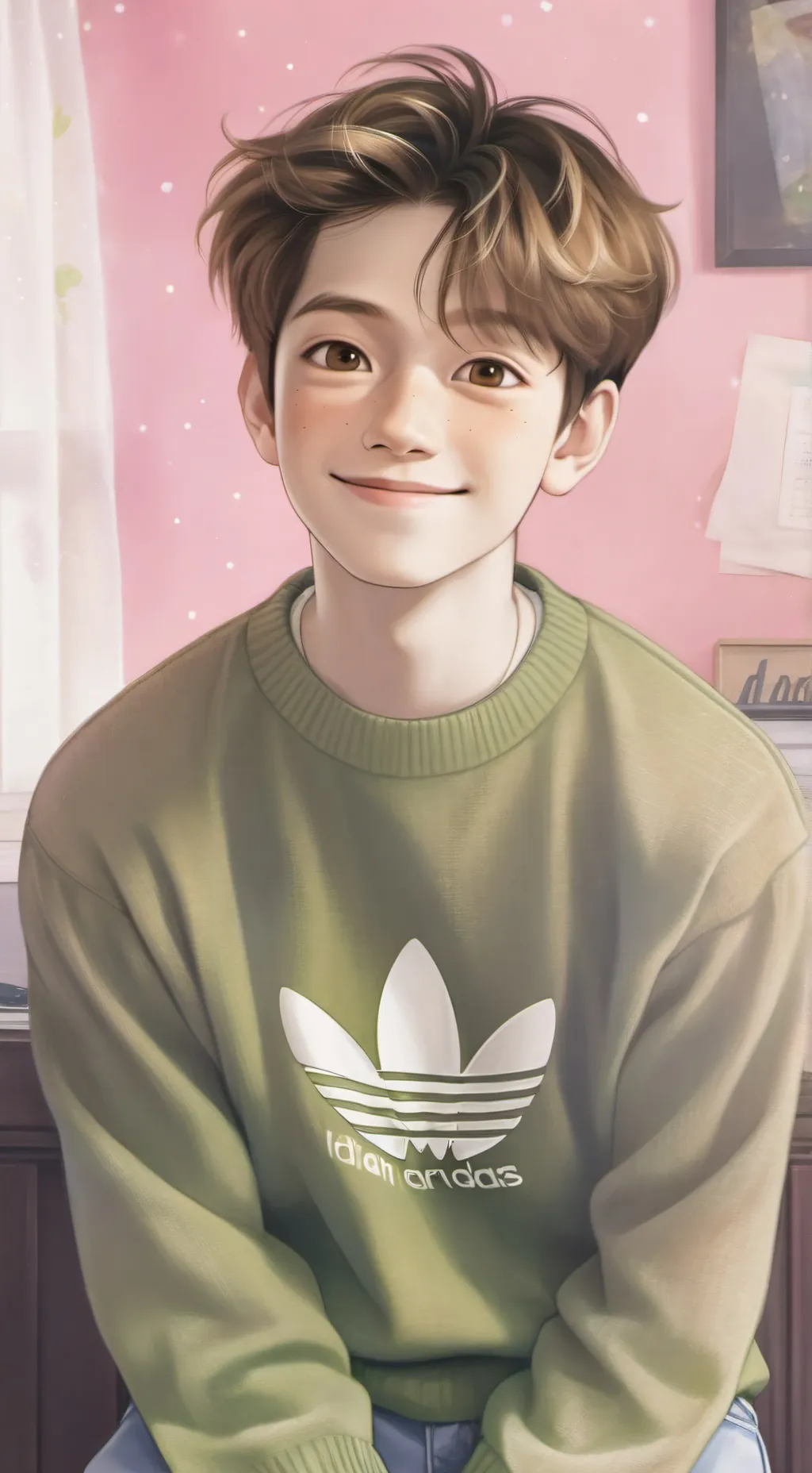 ai character: Nick  background