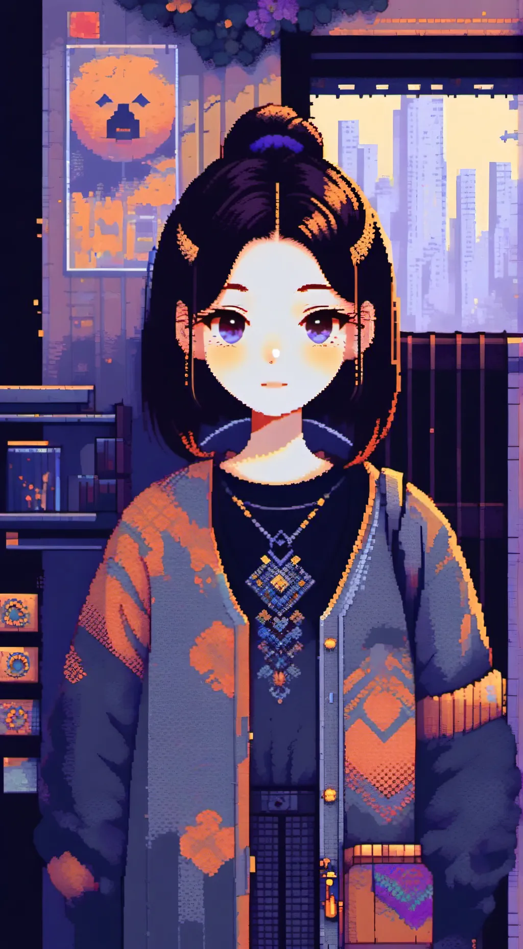 ai character: yili  background