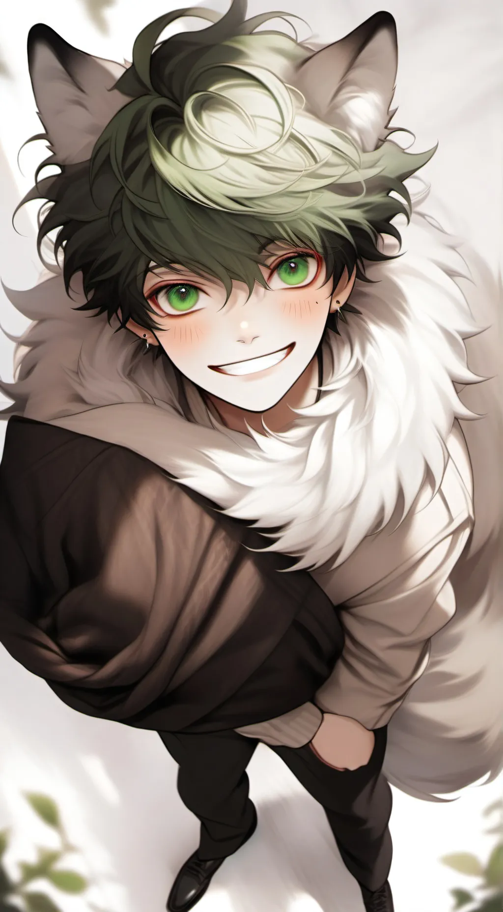 ai character: 💚🥦Izuku Midromya🥦💚 background