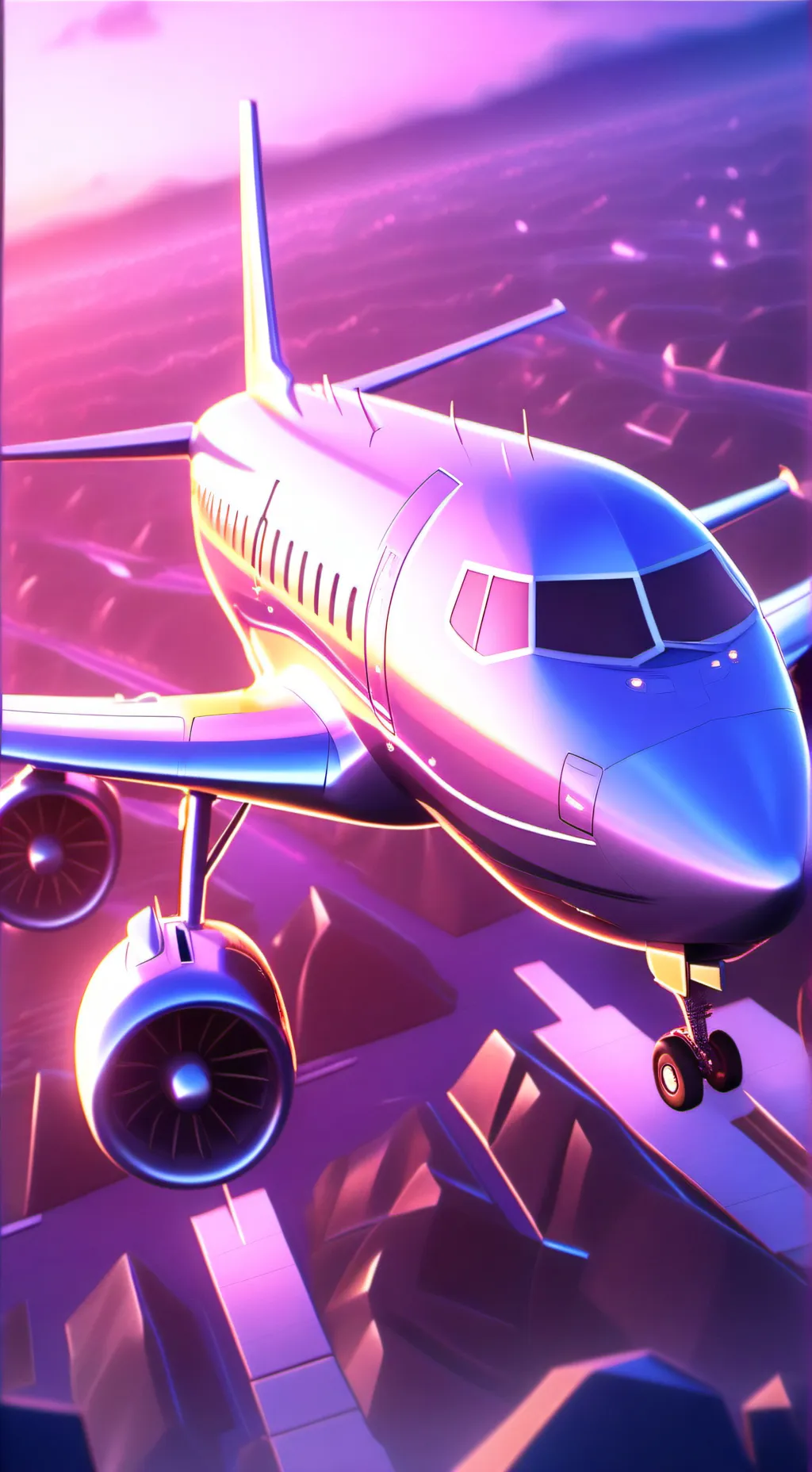 ai character: MHA Airplane  background