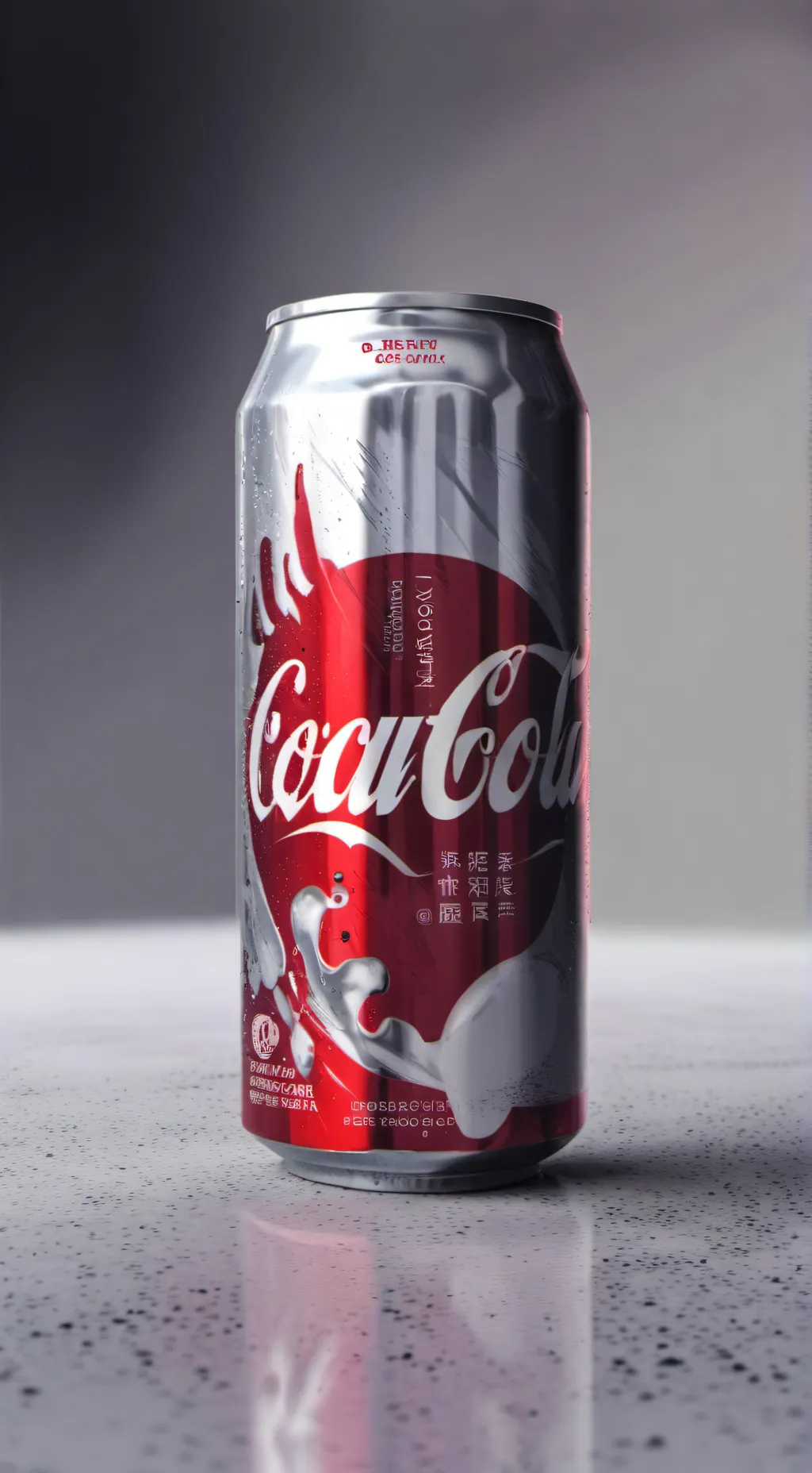 ai character: COCA-COLA ESPUMA background