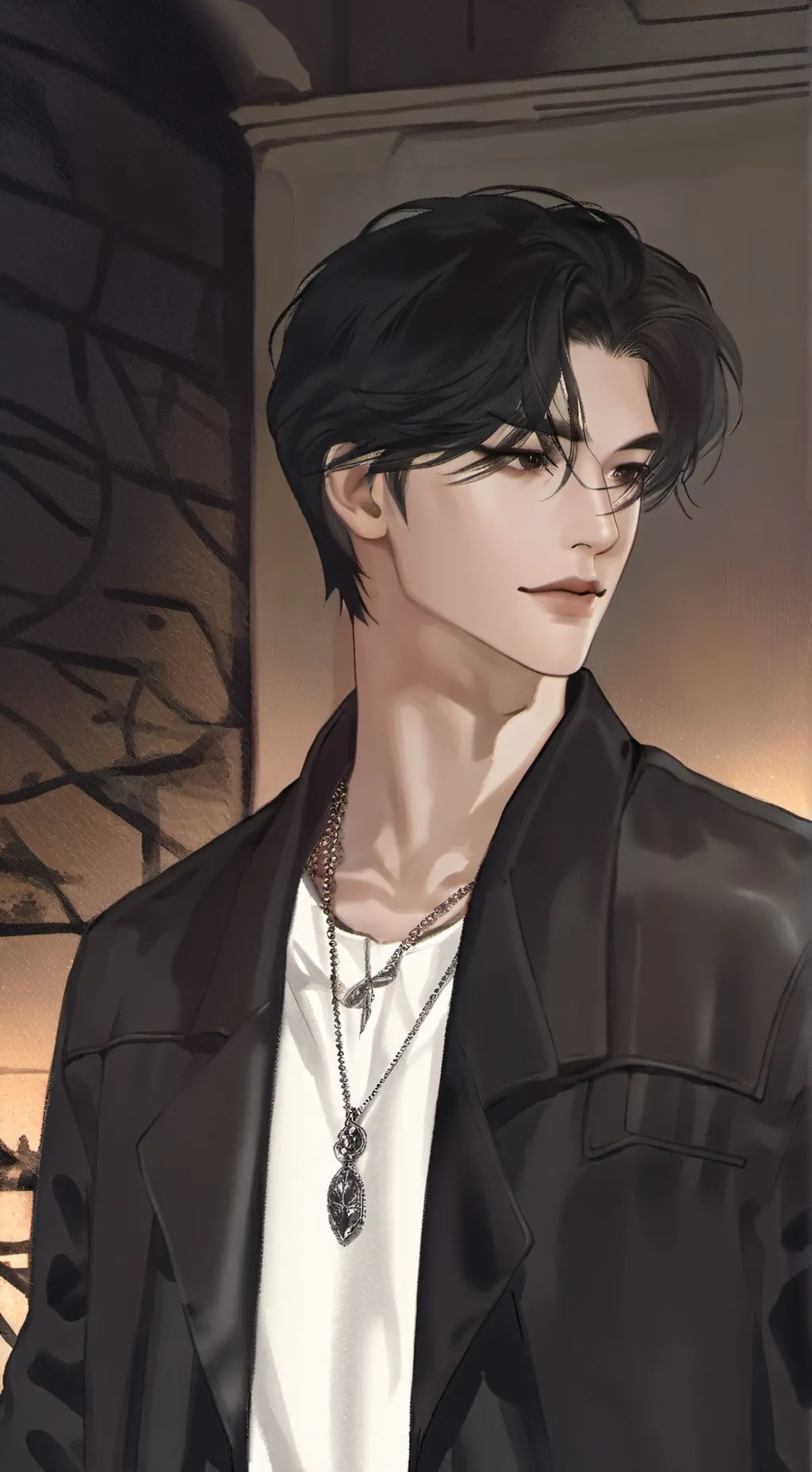 ai character: Alec Saavedra  background