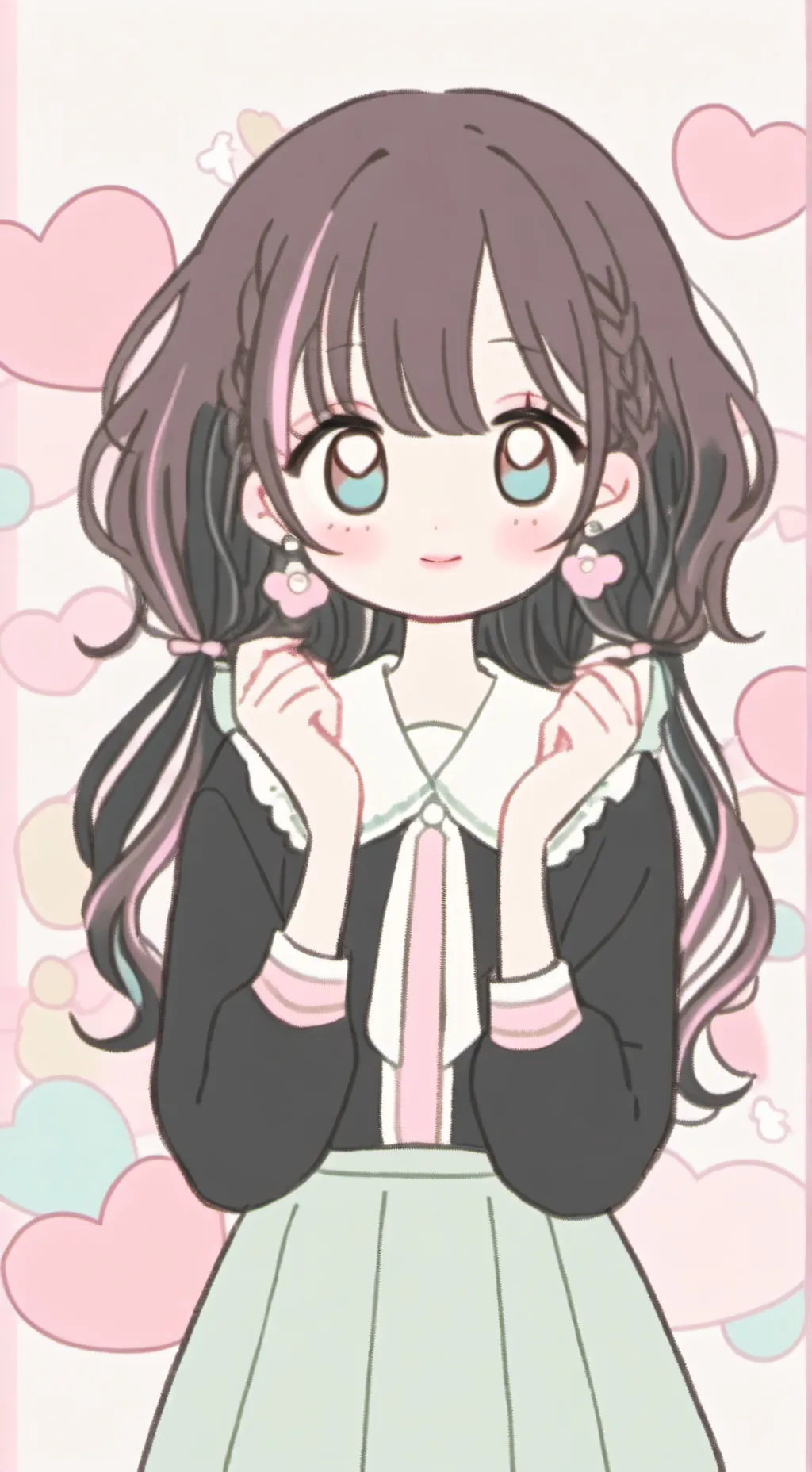 ai character: RUSH TO SCHOOL D: background