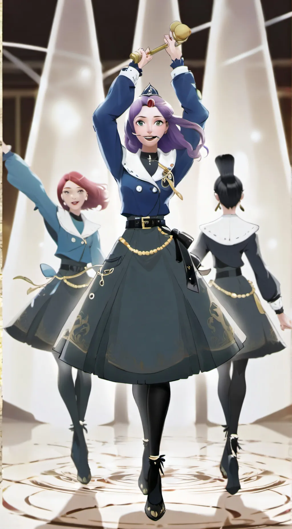 ai character: k Pop Demon hunter background